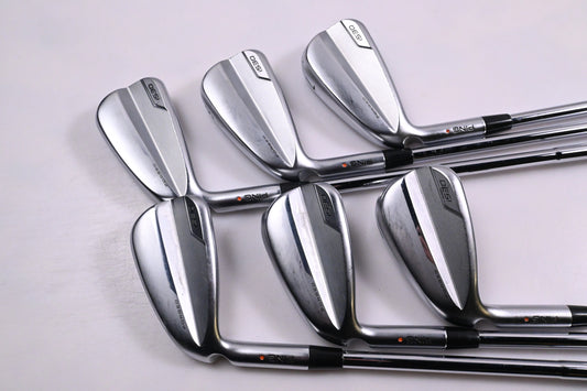 Left Hand Ping i530 Irons / 5-PW / Orange Dot / Stiff Flex Dynamic Gold Mid 100