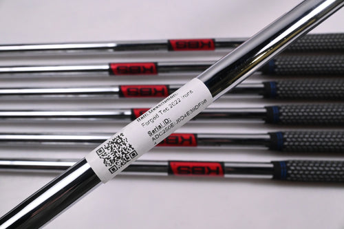Cobra Forged Tec One Length  2022 Irons / 5-PW+GW / Regular Flex KBS $-Taper