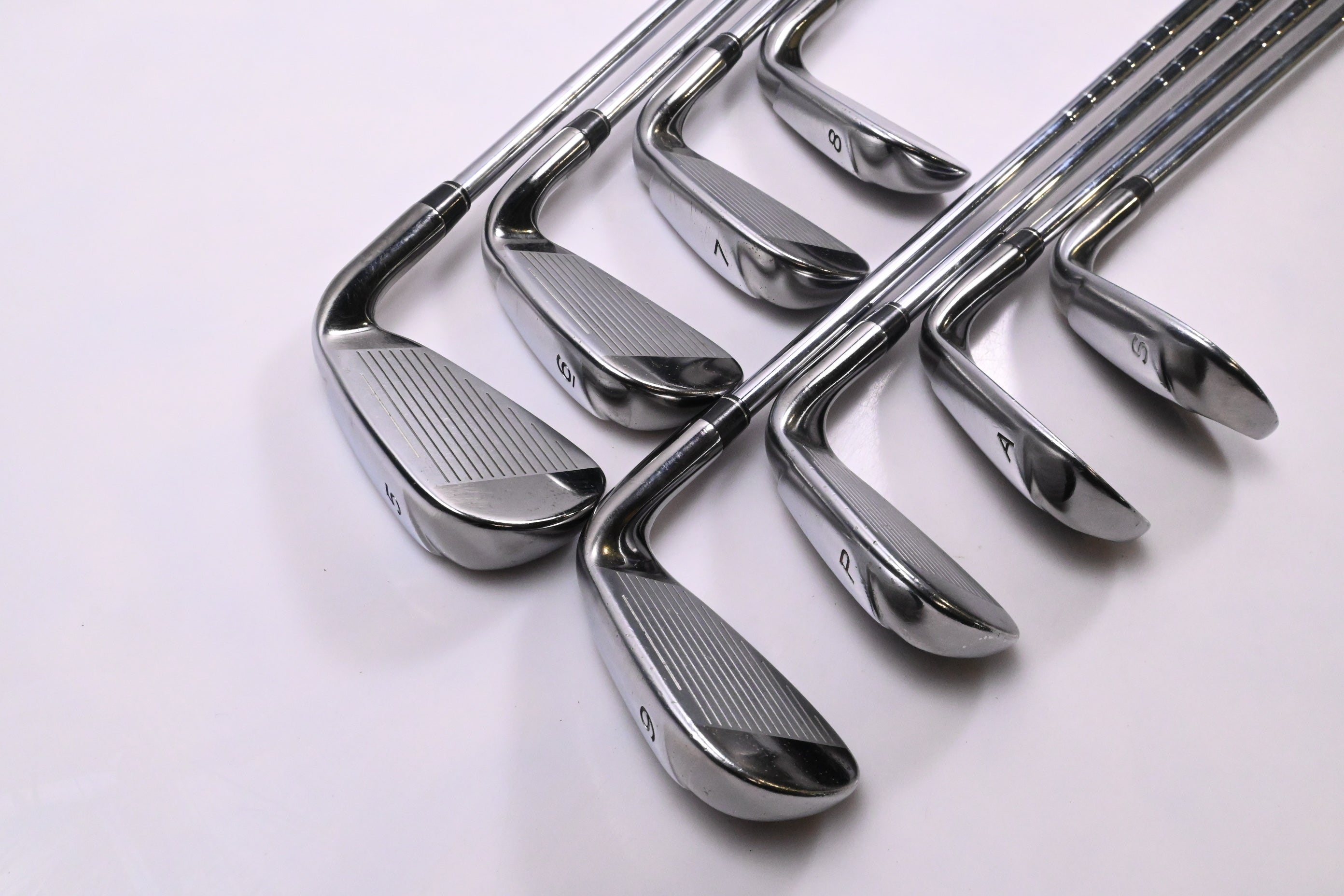 Left Hand Taylormade Burner 2.0 Irons / 5-PW+AW+SW / Regular Flex Burner 85