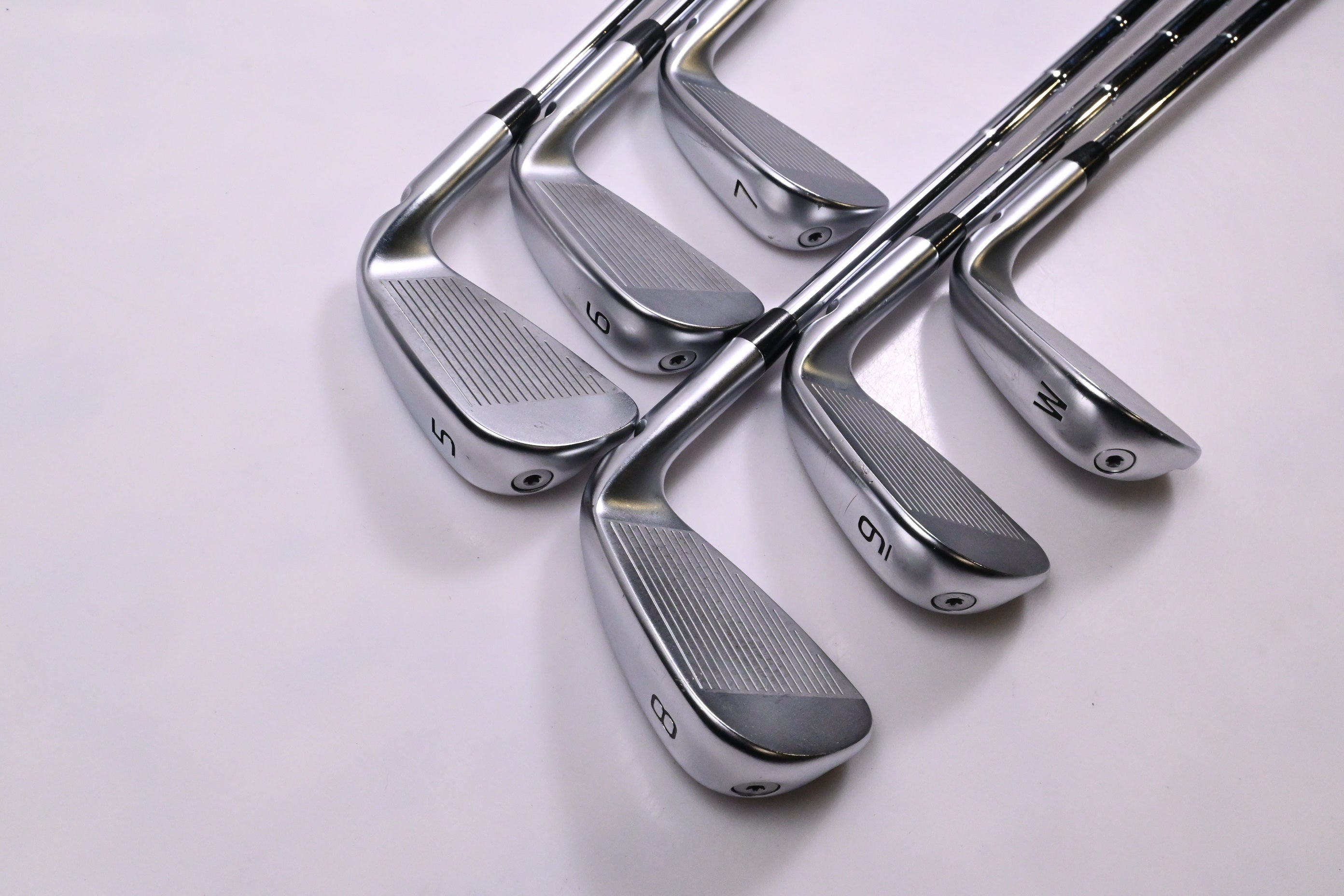 Left Hand Ping i530 Irons / 5-PW / Orange Dot / Stiff Flex Dynamic Gold Mid 100