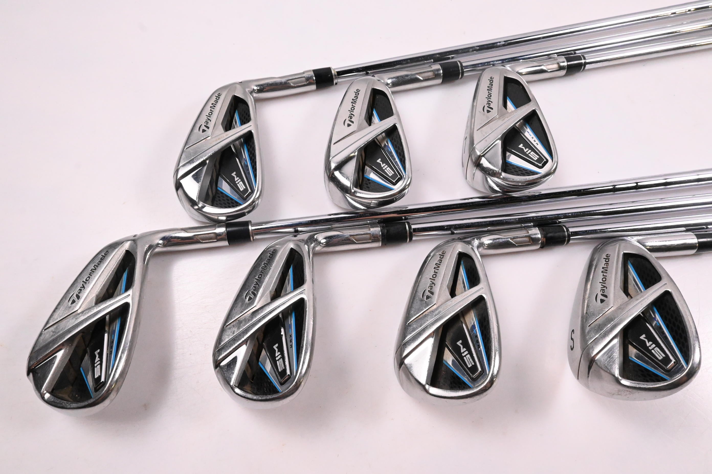 Taylormade SIM Max Irons / 5-PW+SW / Regular Flex KBS MAX 85 Shafts