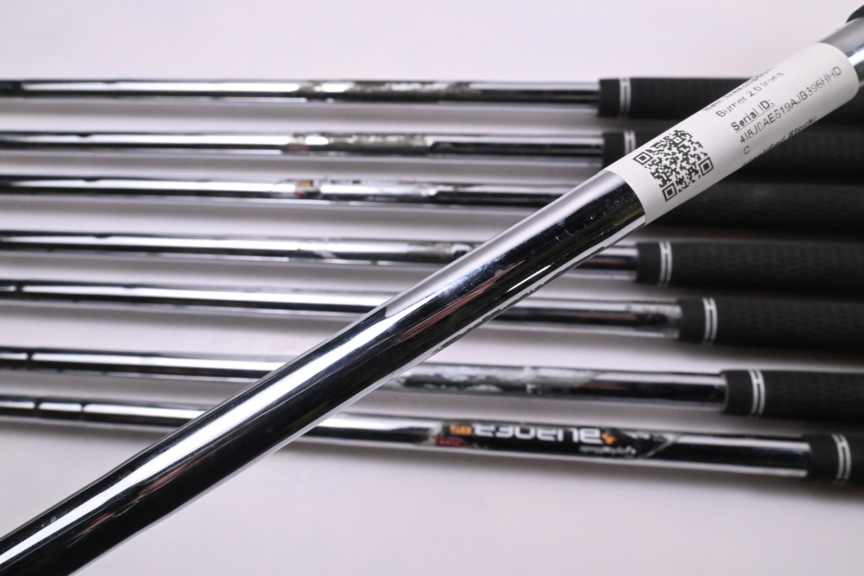 Left Hand Taylormade Burner 2.0 Irons / 5-PW+AW+SW / Regular Flex Burner 85