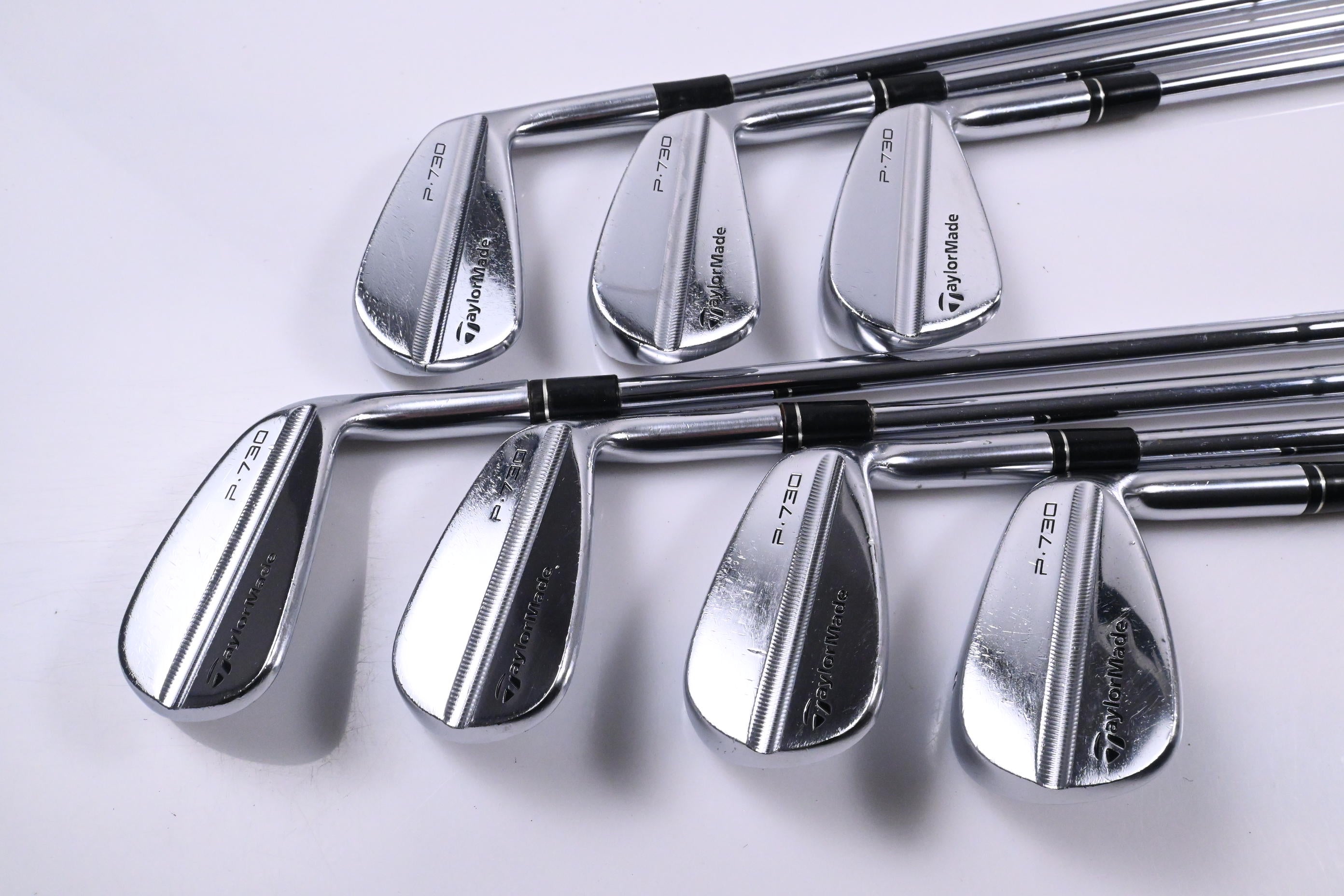 Taylormade P730 Irons / 4-PW / Stiff Flex KBS Tour Steel Shafts
