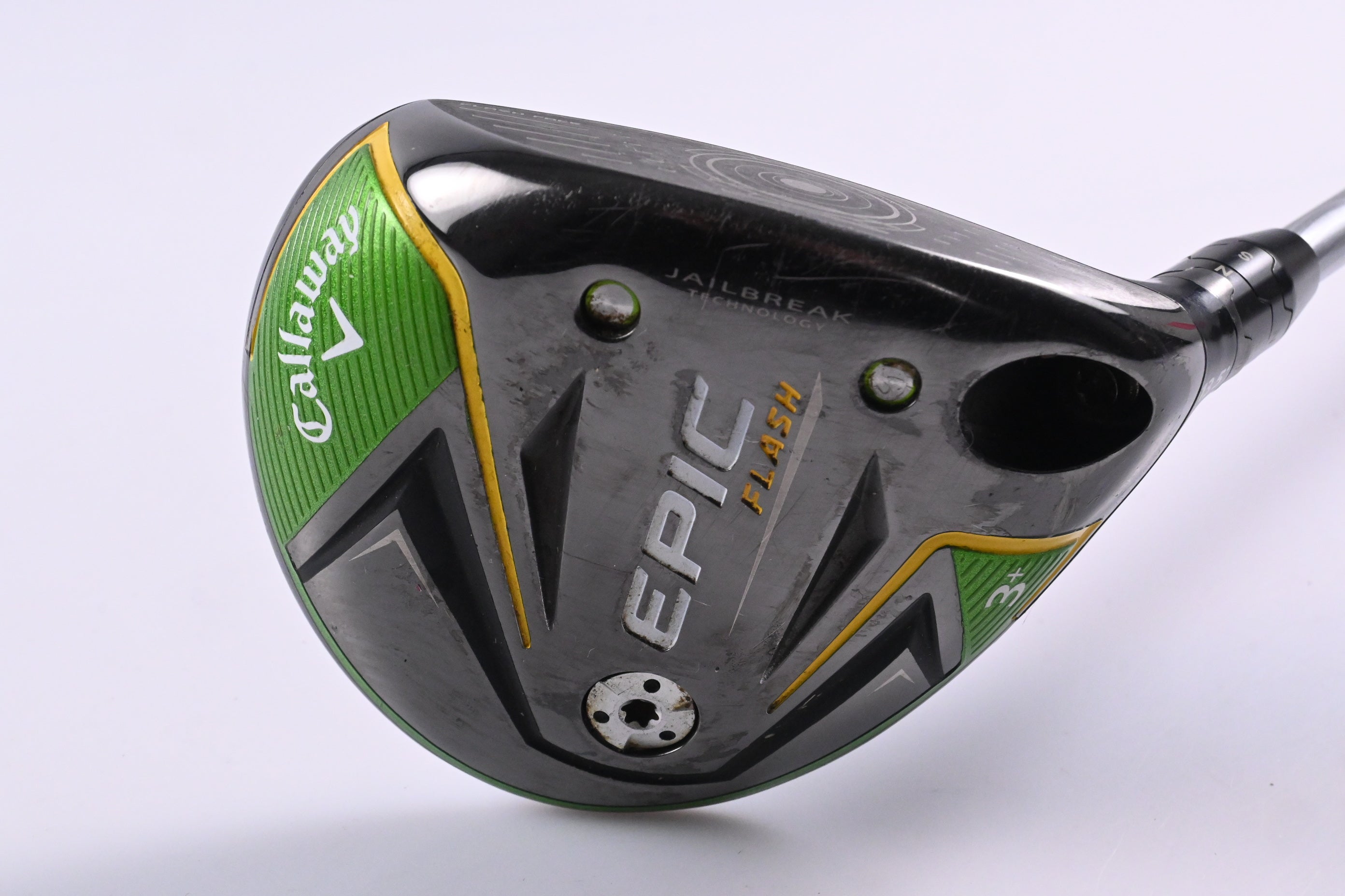 Callaway Epic Flash #3 Wood / 13.5 Degree / Stiff Flex Evenflow Green 65 Shaft