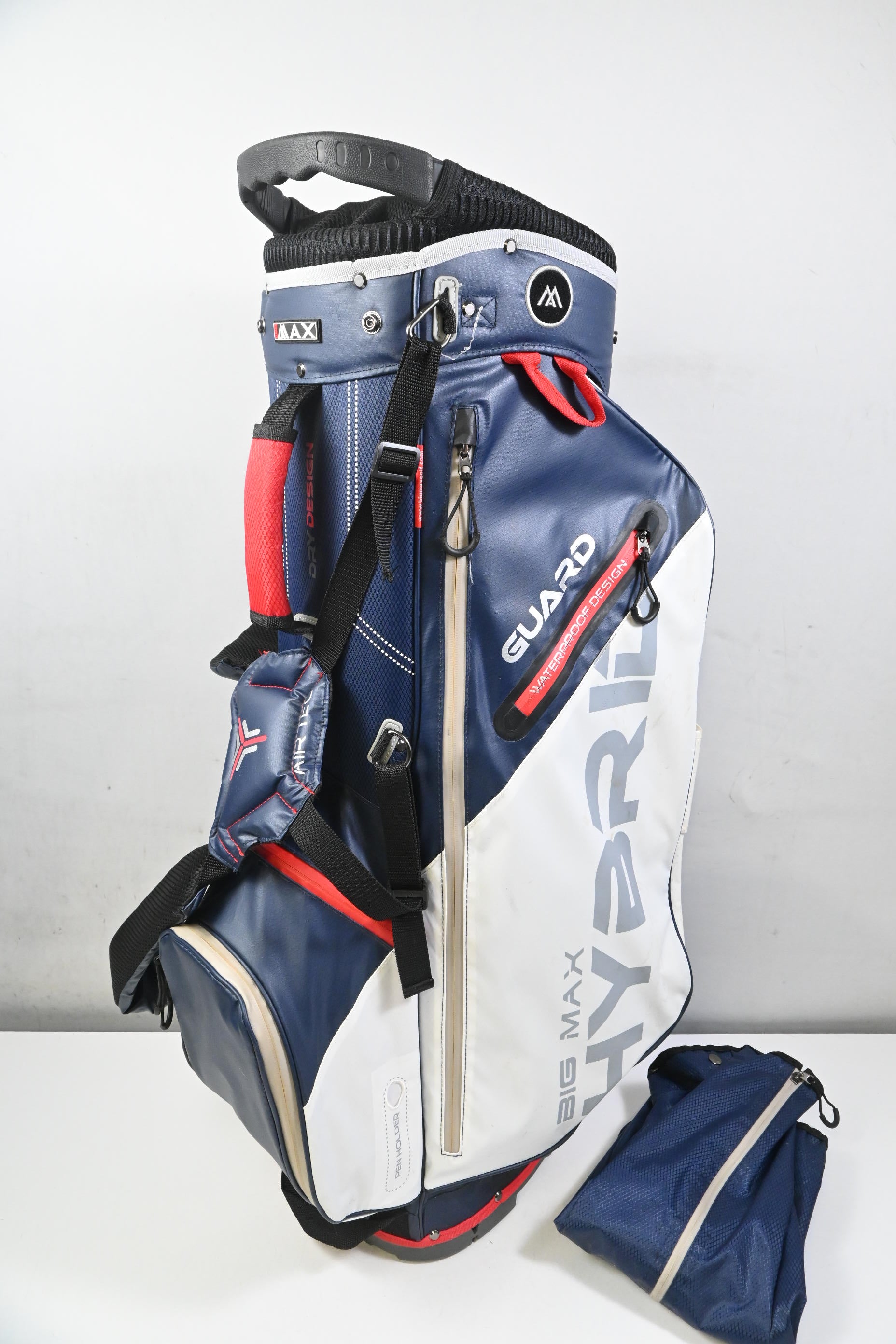 Big Max Hybrid Stand Bag / 14-Way Divider / Blue, White & Red