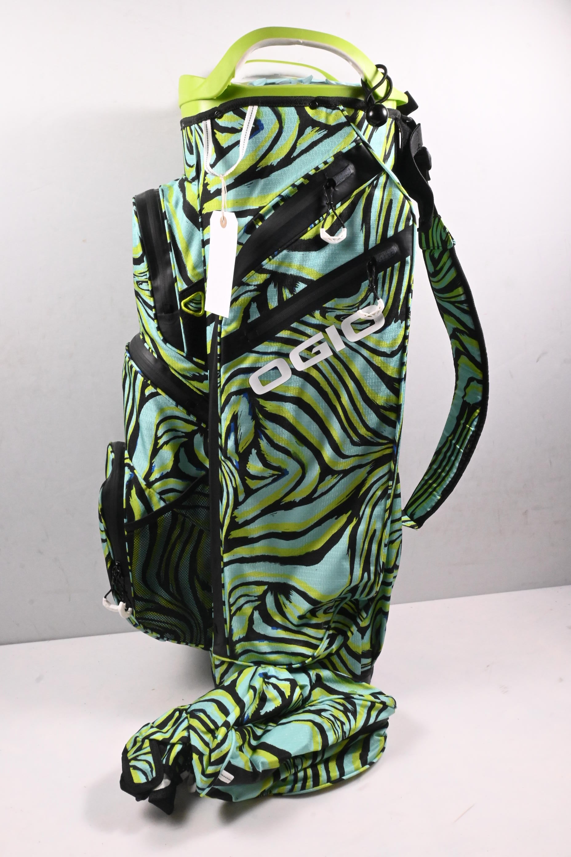 Ogio Silencer Cart Bag / 14-Way Divider / Green, Blue