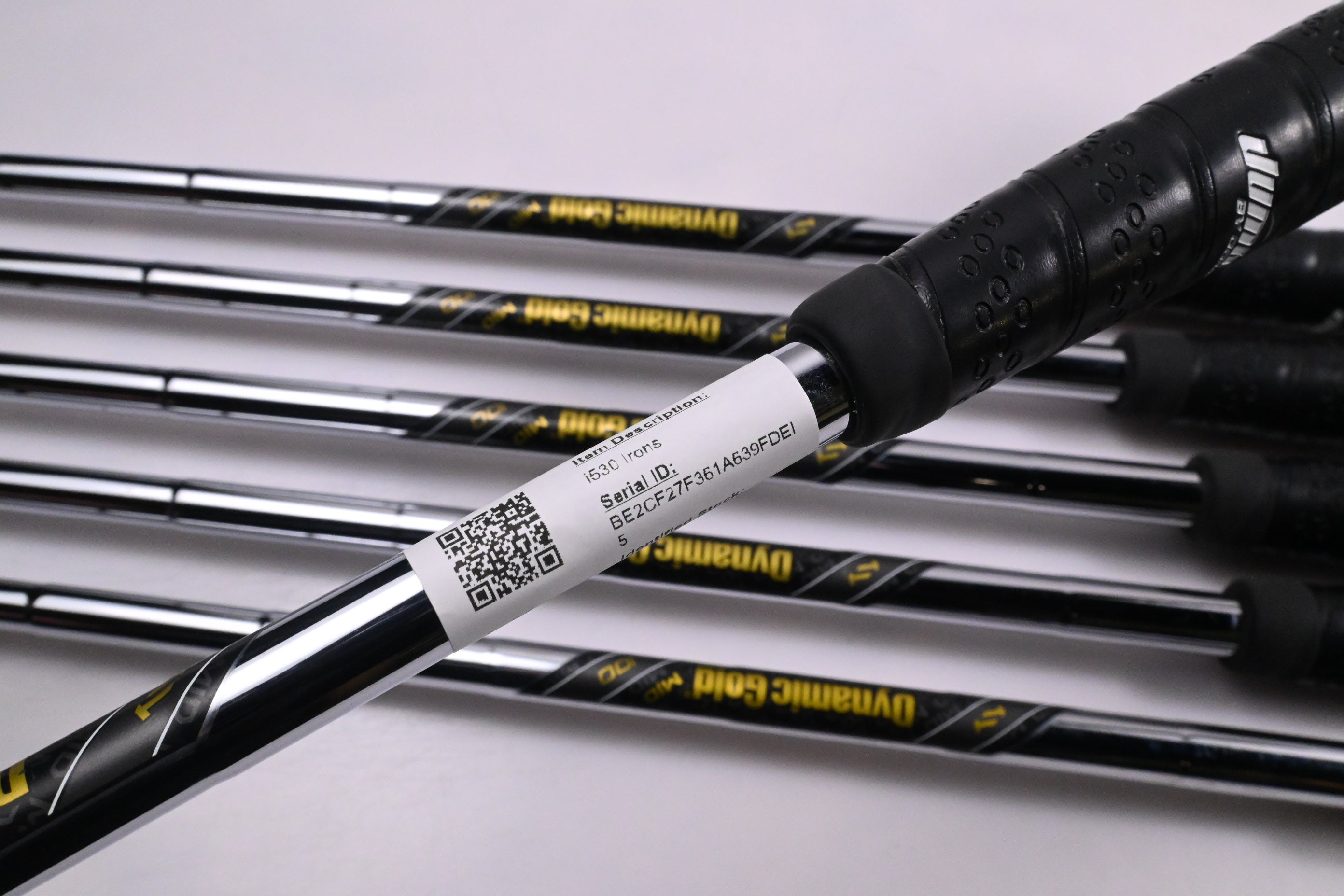 Left Hand Ping i530 Irons / 5-PW / Orange Dot / Stiff Flex Dynamic Gold Mid 100