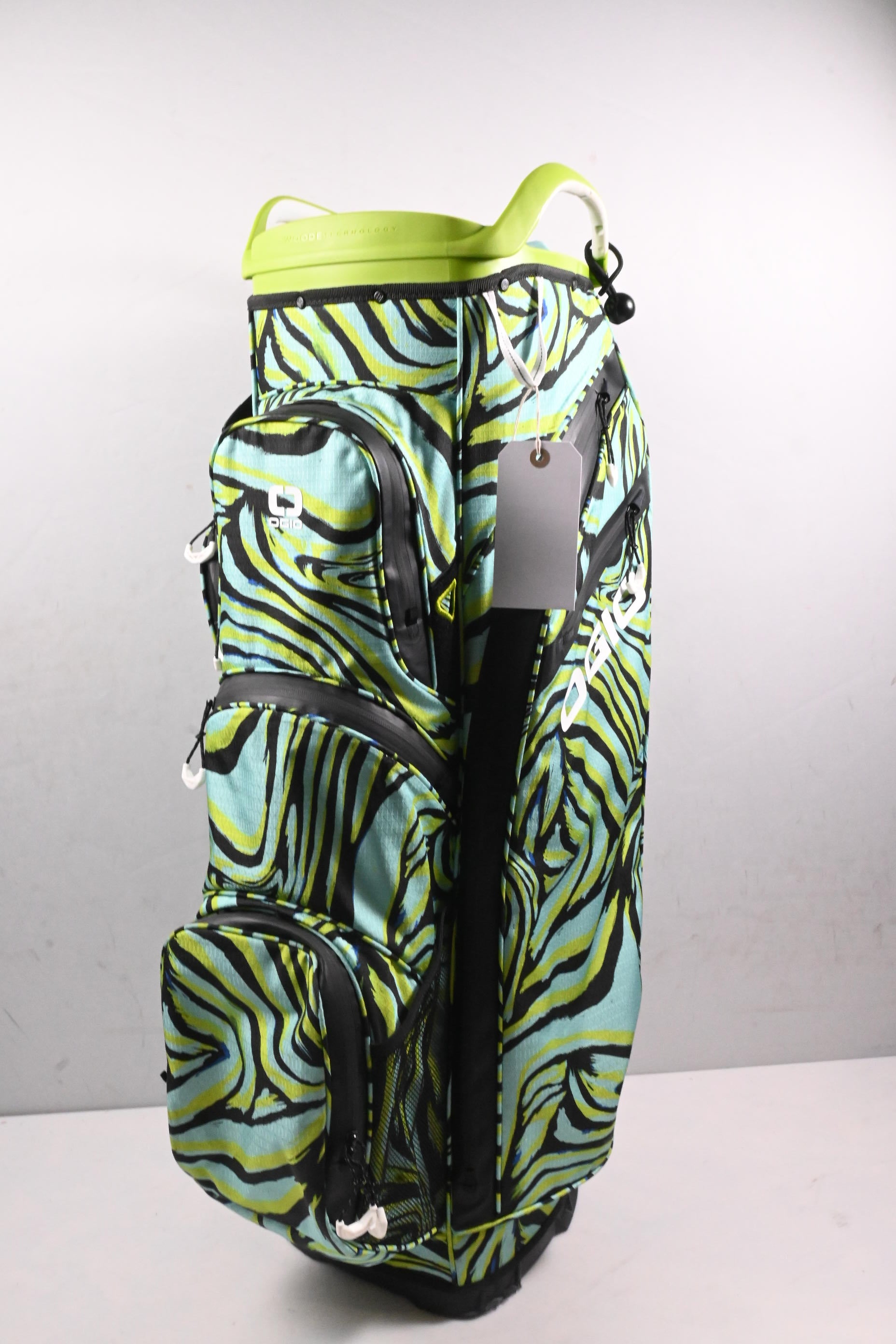 Ogio Silencer Cart Bag / 14-Way Divider / Green, Blue