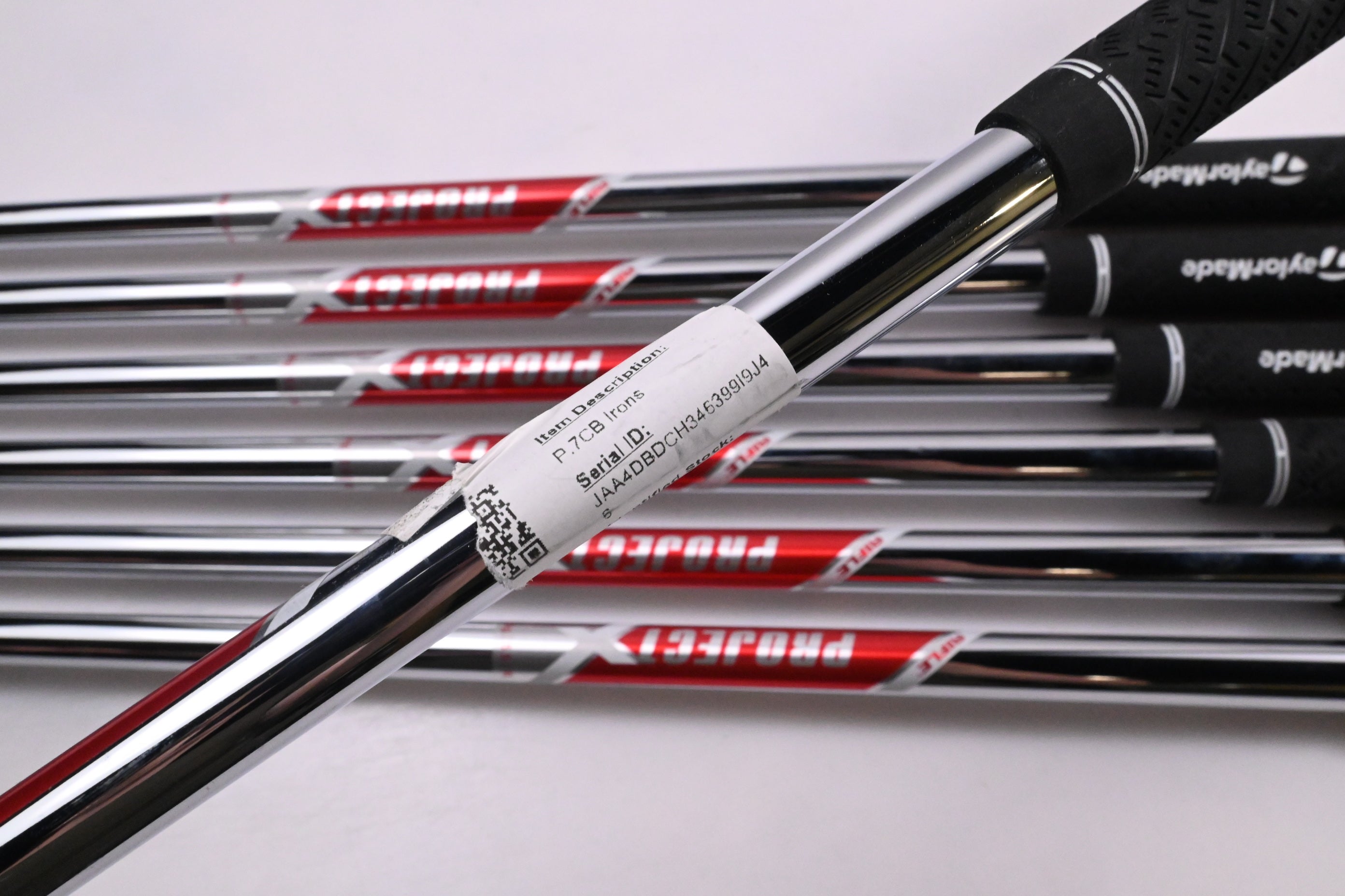 Taylormade P.7CB Irons / 4-PW / Regular Flex Project X Rifle Red 100 Shafts