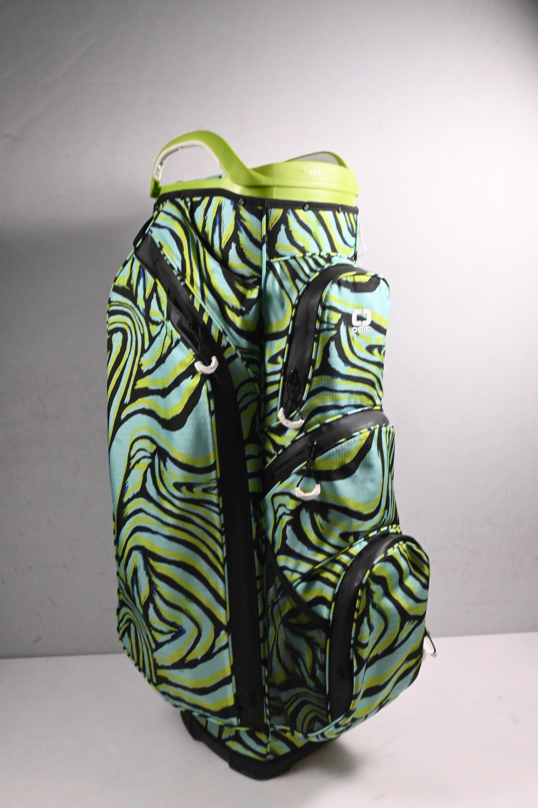 Ogio Silencer Cart Bag / 14-Way Divider / Green, Blue