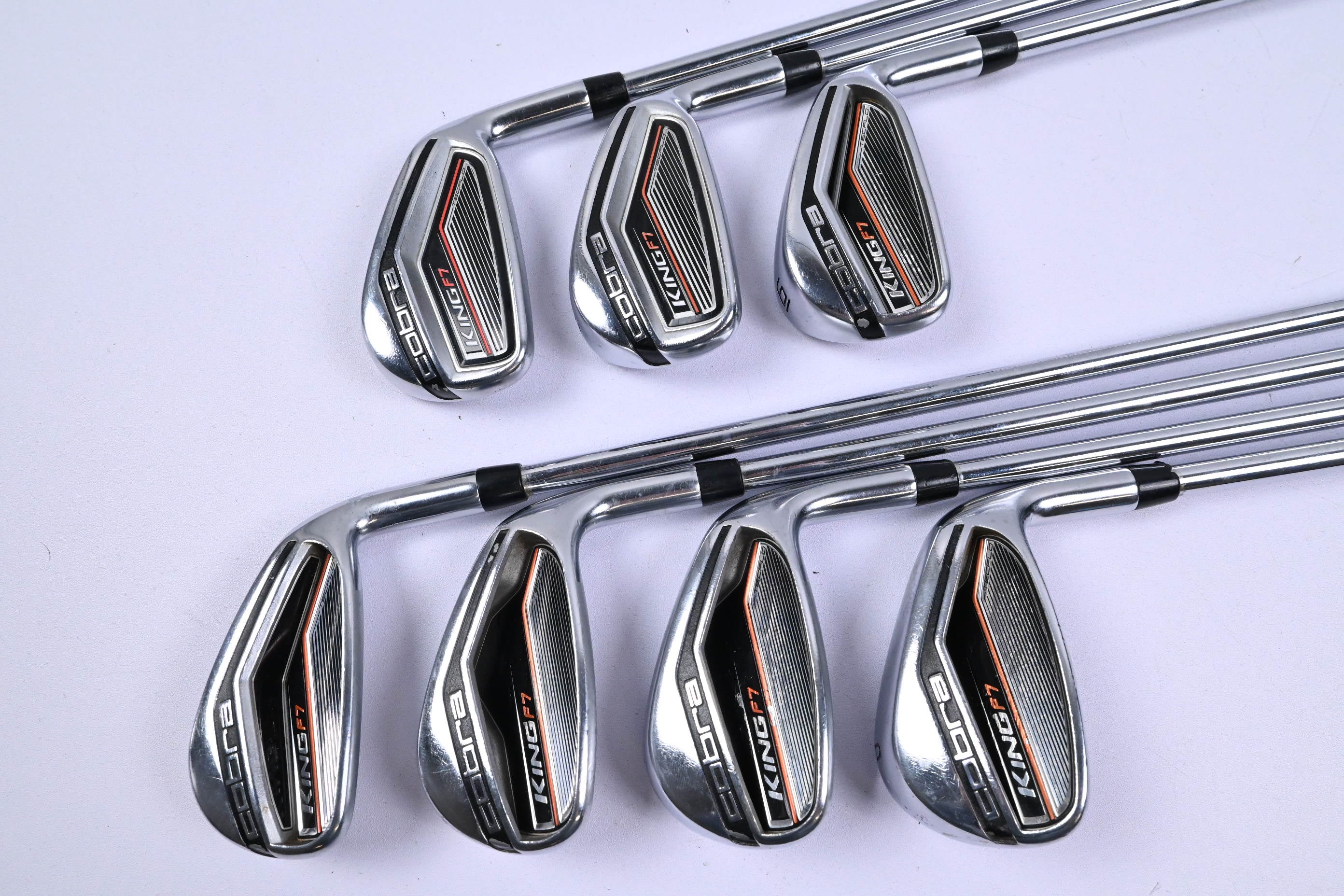 Cobra King F7 Irons / 4-PW / Regular Flex Cobra King F7 Shafts