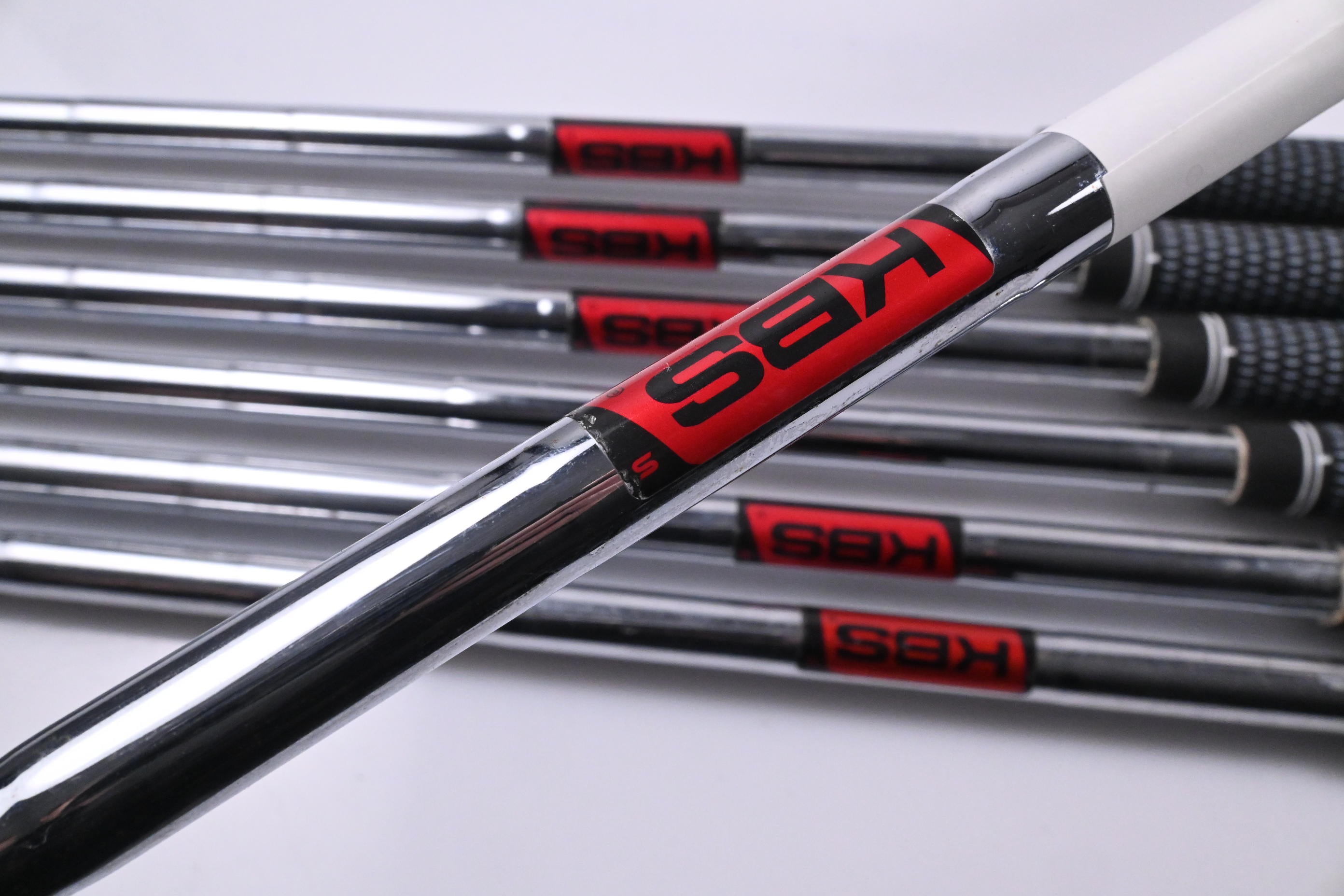 Taylormade P730 Irons / 4-PW / Stiff Flex KBS Tour Steel Shafts