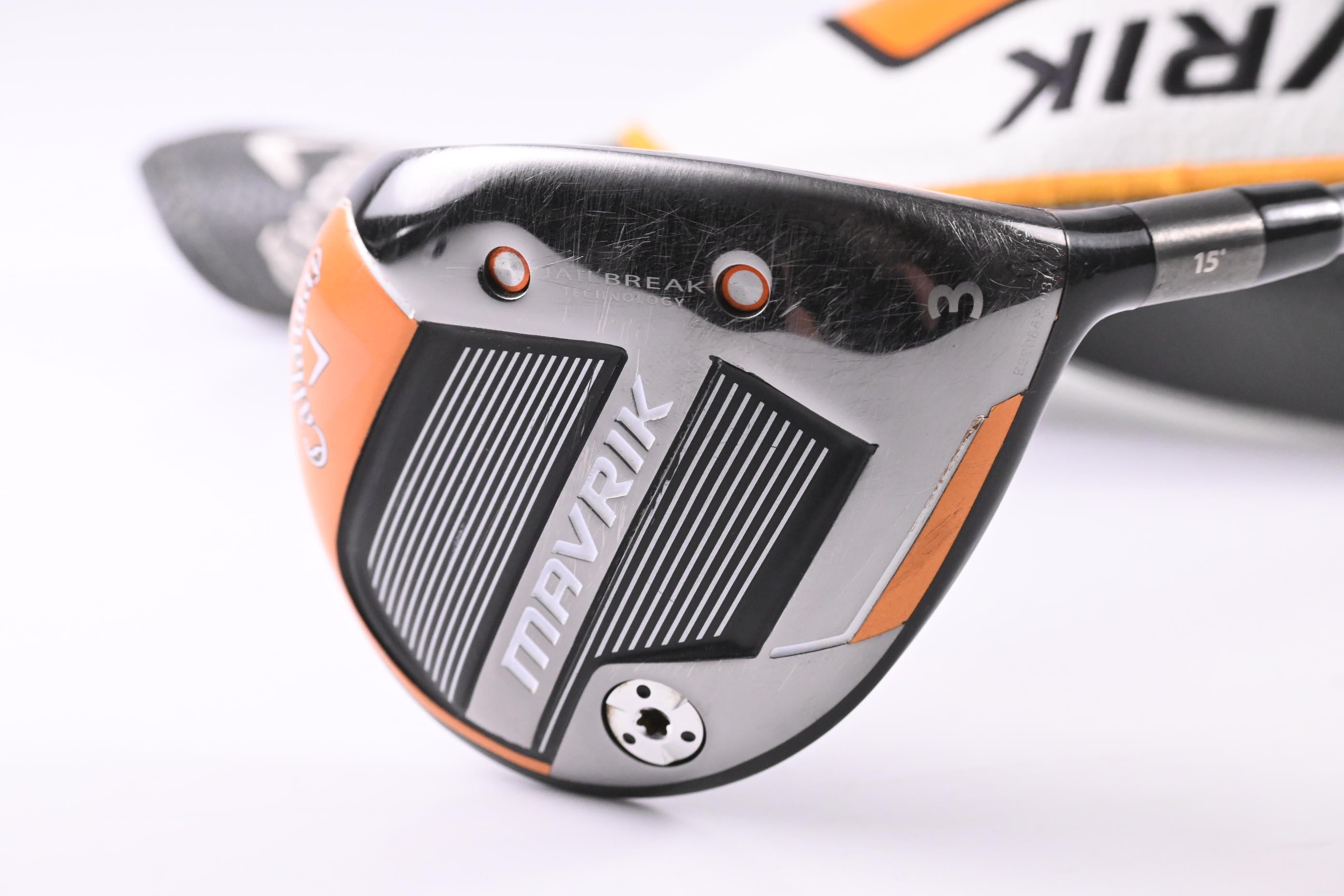 Ladies Callaway Mavrik #3 Wood / 15 Degree / Ladies Flex HZRDUS T800 45 Shaft