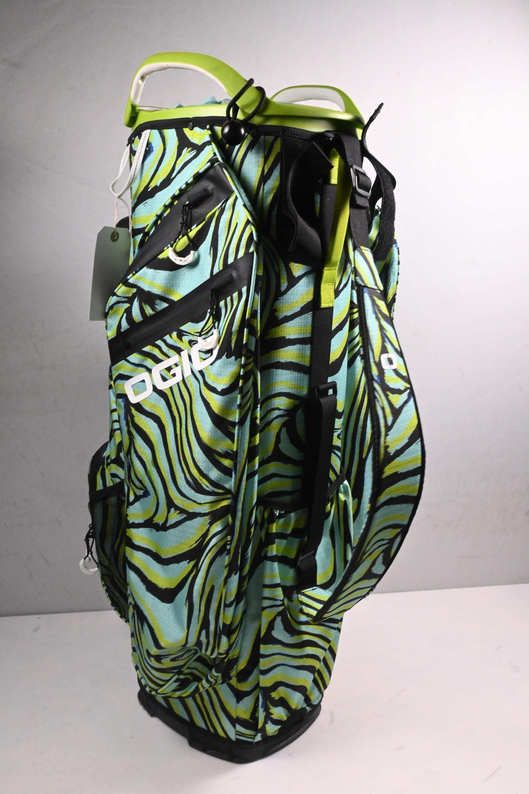 Ogio Silencer Cart Bag / 14-Way Divider / Green, Blue
