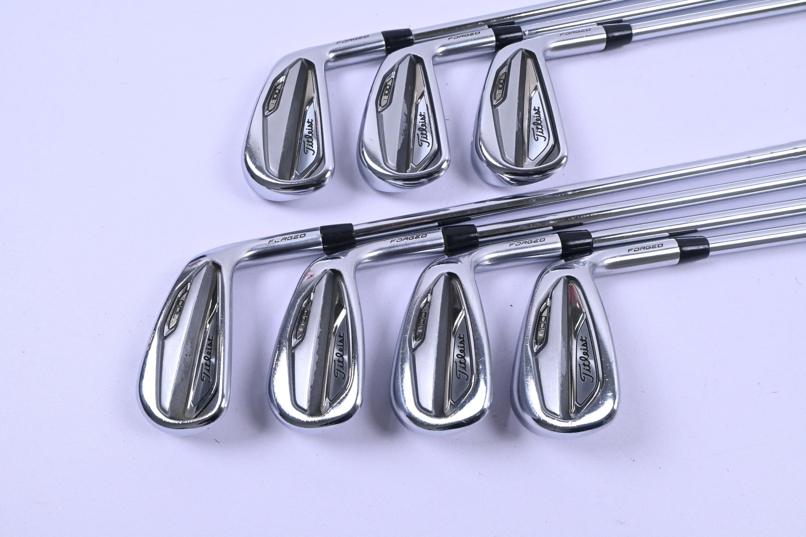 Titleist T100 2019 Irons / 4-PW / Stiff Flex AMT Black S300 Shafts
