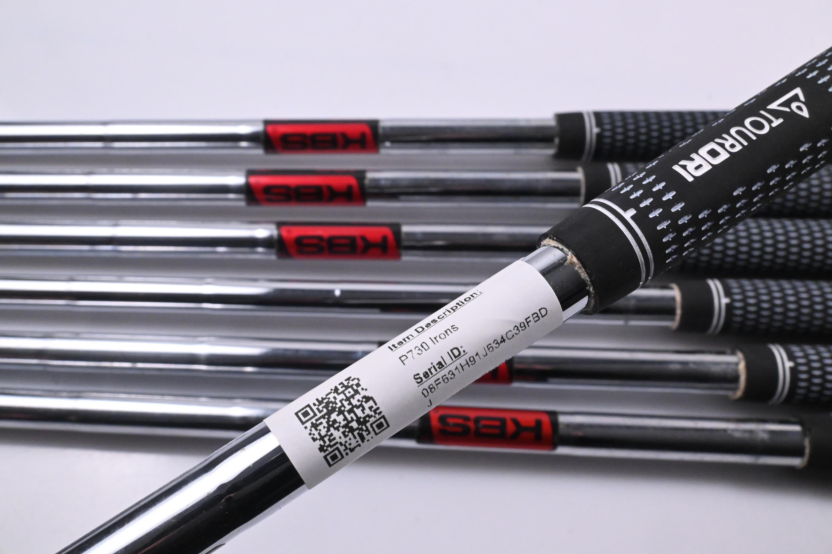 Taylormade P730 Irons / 4-PW / Stiff Flex KBS Tour Steel Shafts