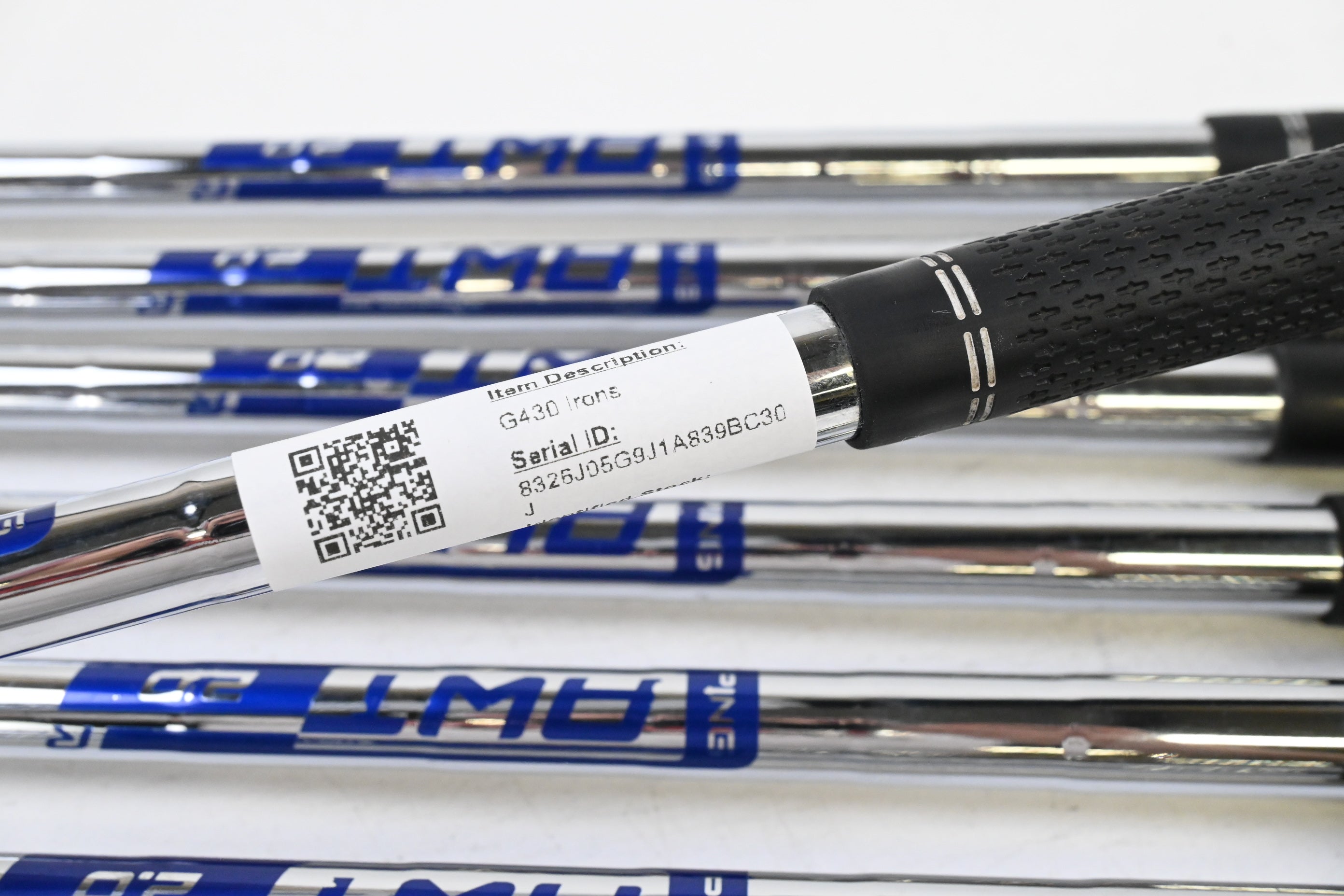 Ping G430 Irons / 5-PW+SW / Black Dot / Regular Flex Ping AWT 2.0 Shafts