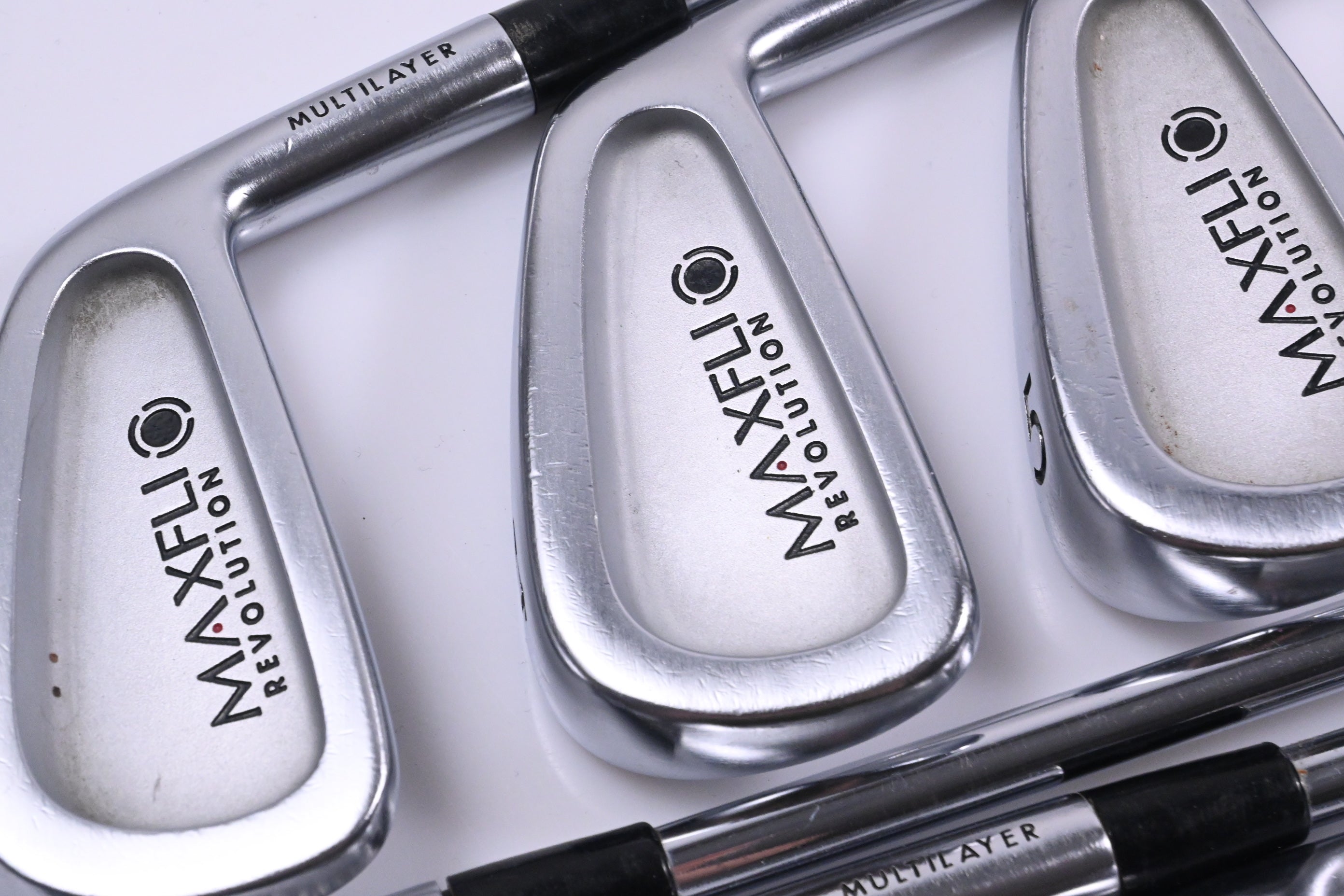 Maxfli Revolution Black Dot Irons / 3-PW+SW / Stiff Flex Dynamic Gold S300