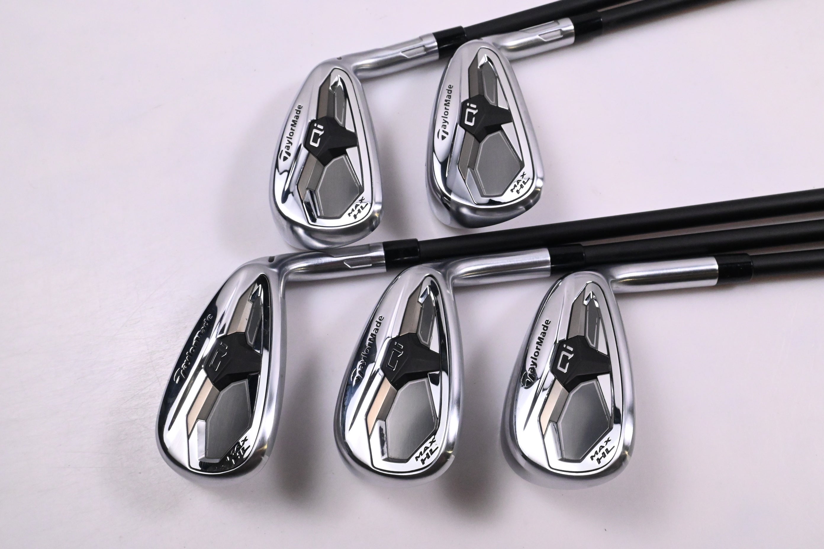 Taylormade Qi Max HL Irons / 6-PW / Regular Flex KBS Reax 65 Shafts