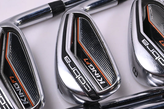 Cobra King F7 Irons / 6-PW+SW / Regular Flex Cobra Shafts