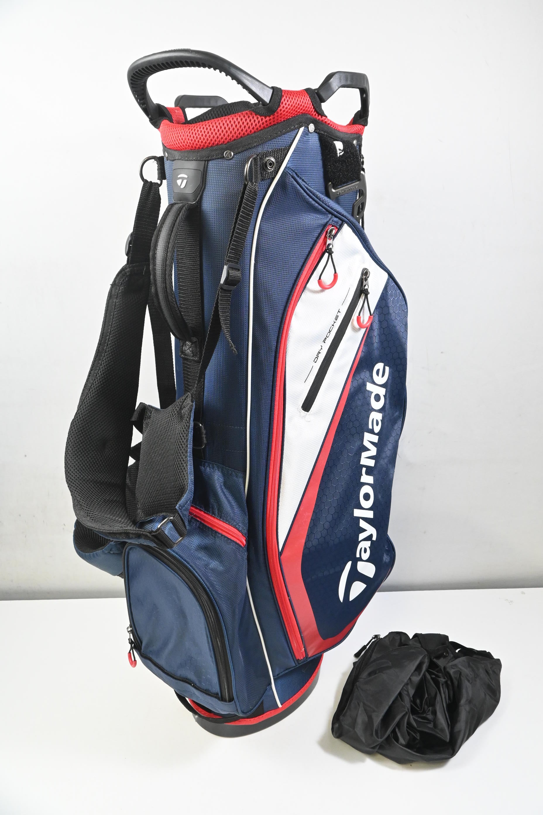 Taylormade Stand Bag / 7-Way Divider / Navy, White & Red