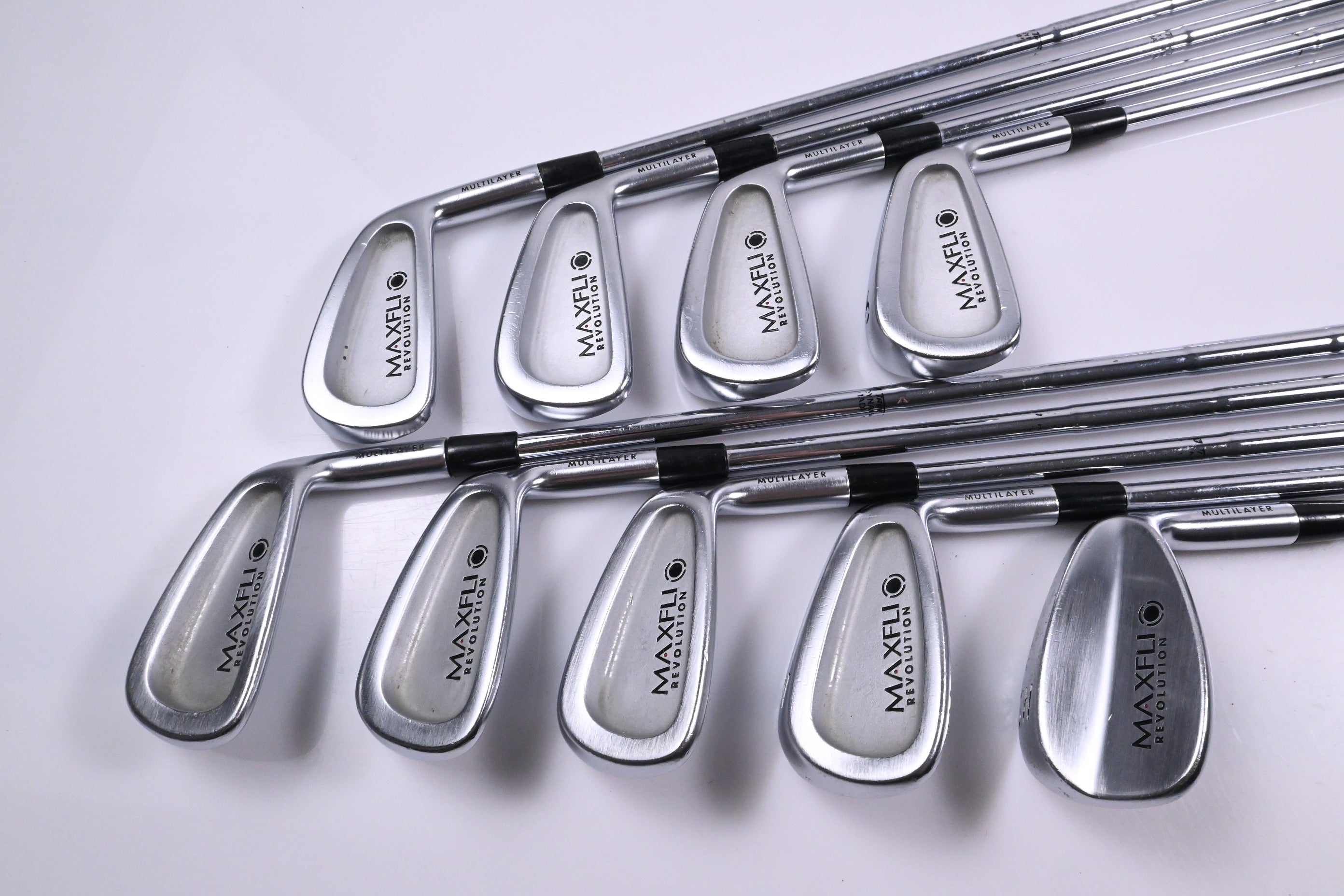 Maxfli Revolution Black Dot Irons / 3-PW+SW / Stiff Flex Dynamic Gold S300