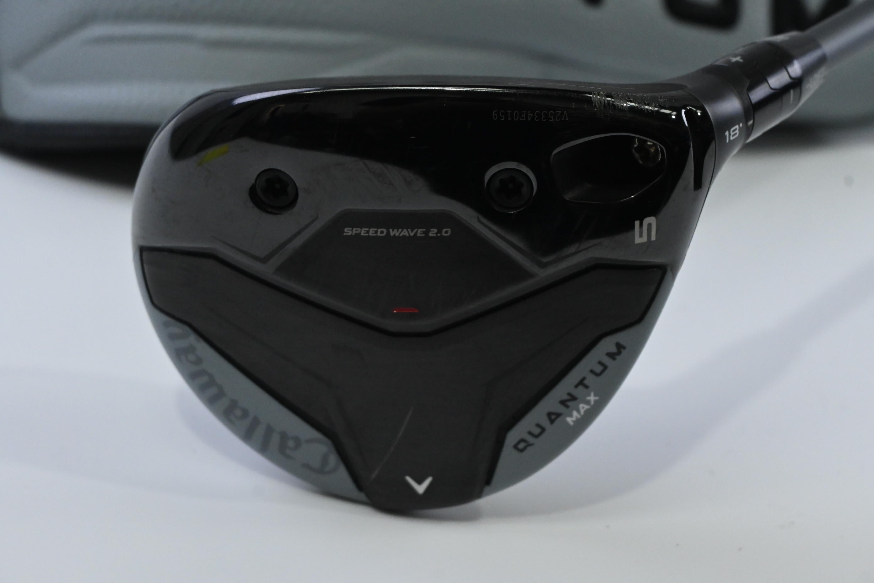 Callaway Quantum Max #5 Wood / 18 Degree / Stiff Flex Denali Frost Silver 60