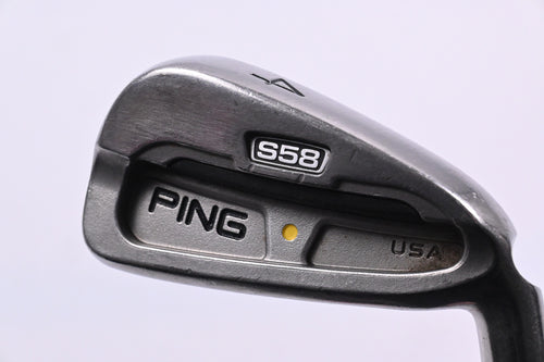 Ping S58 #4 Iron / 24 Degree / Yellow Dot / Stiff Flex Ping Steel Shaft