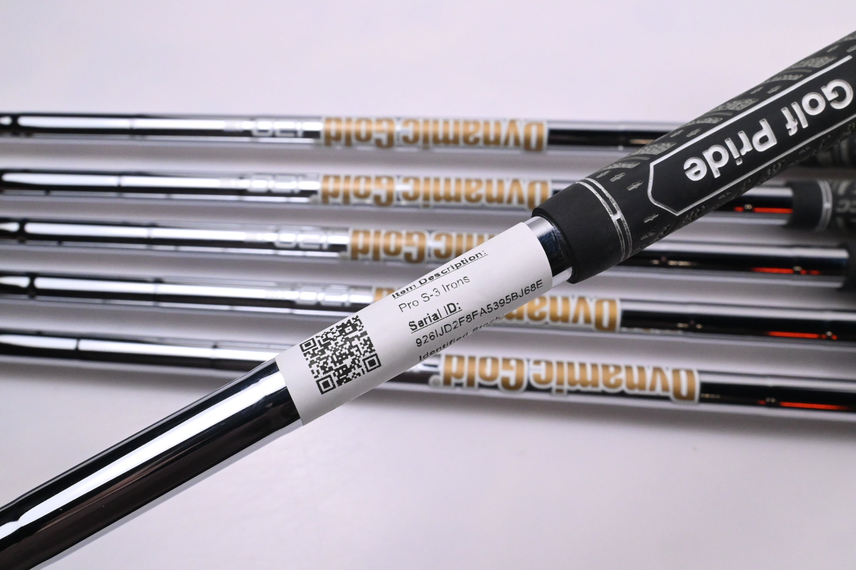 Mizuno Pro S-3 Irons / 5-PW / Stiff Flex Dynamic Gold 120 S300 Shafts