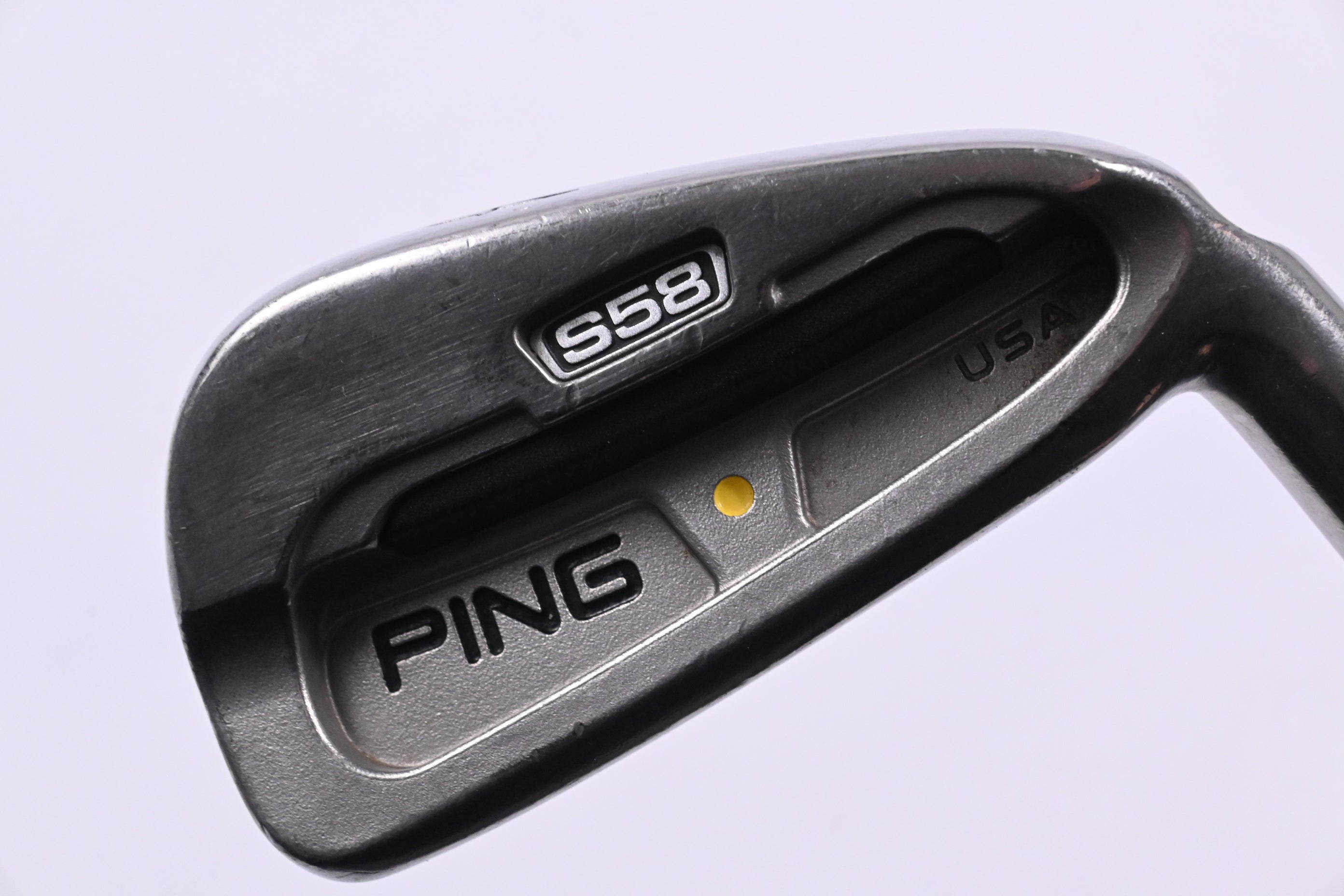Ping S58 #4 Iron / 24 Degree / Yellow Dot / Stiff Flex Ping Steel Shaft