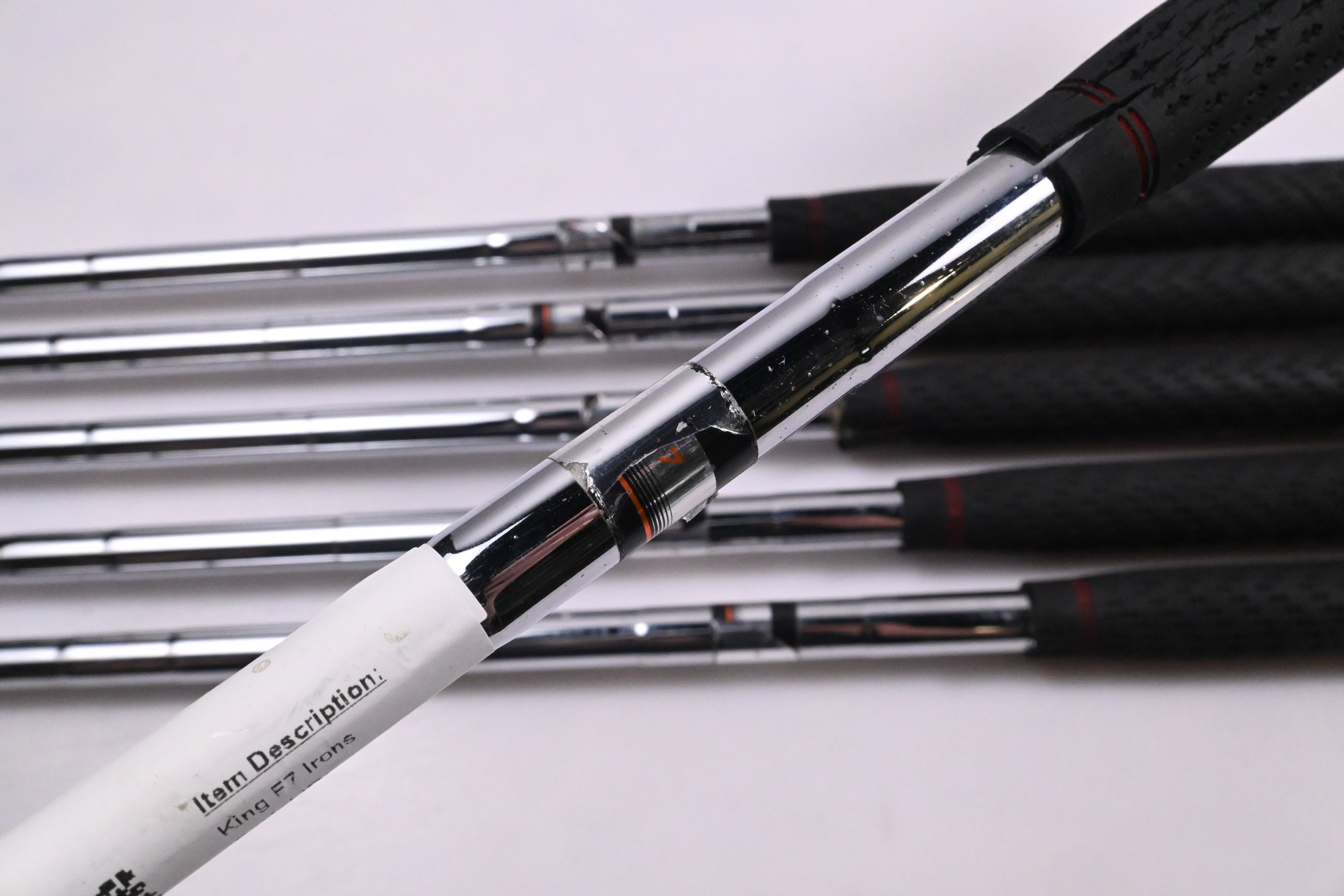 Cobra King F7 Irons / 6-PW+SW / Regular Flex Cobra Shafts