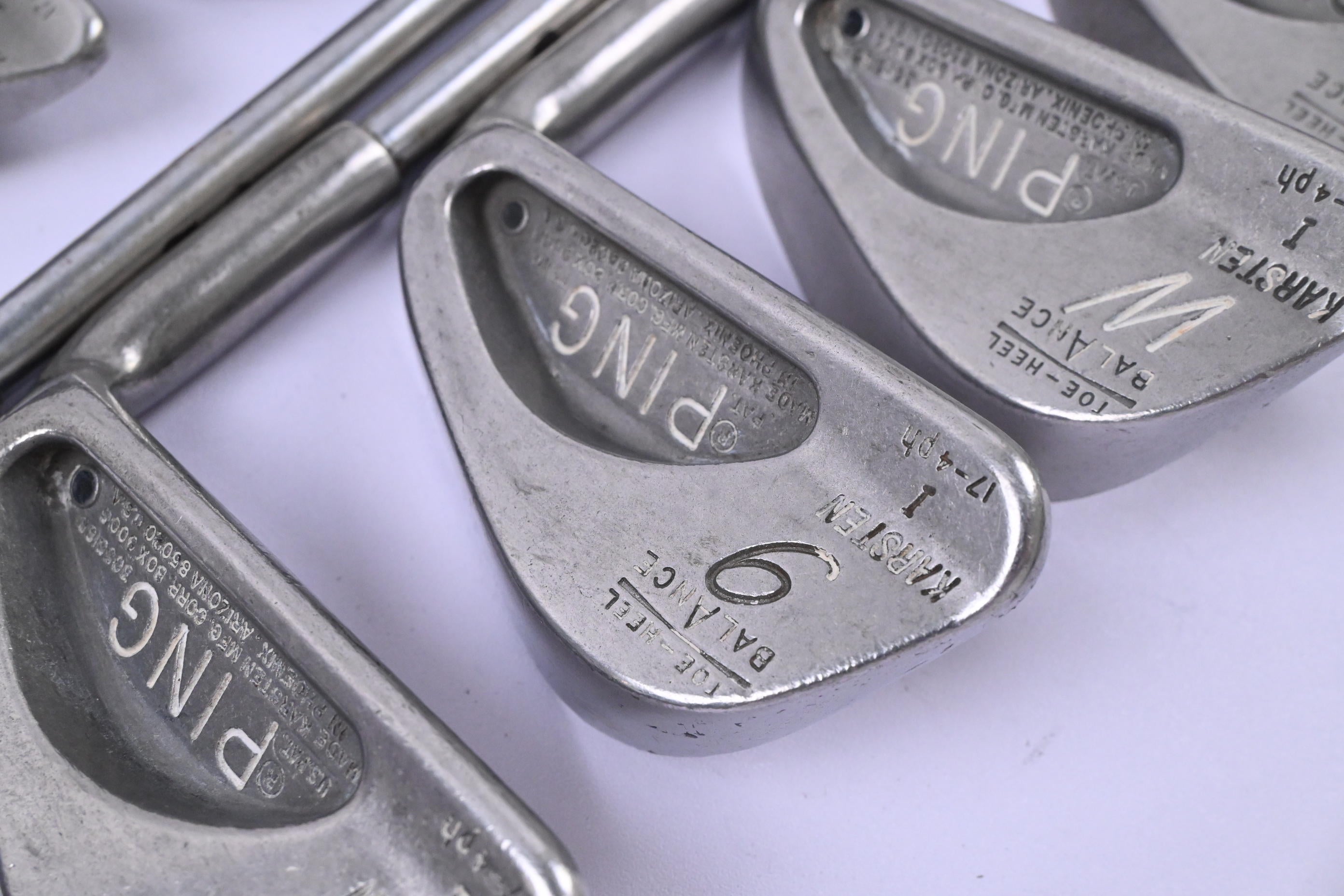 Ping Karsten I Irons / 3-PW+SW / Black Dot / Stiff Flex Steel Shafts