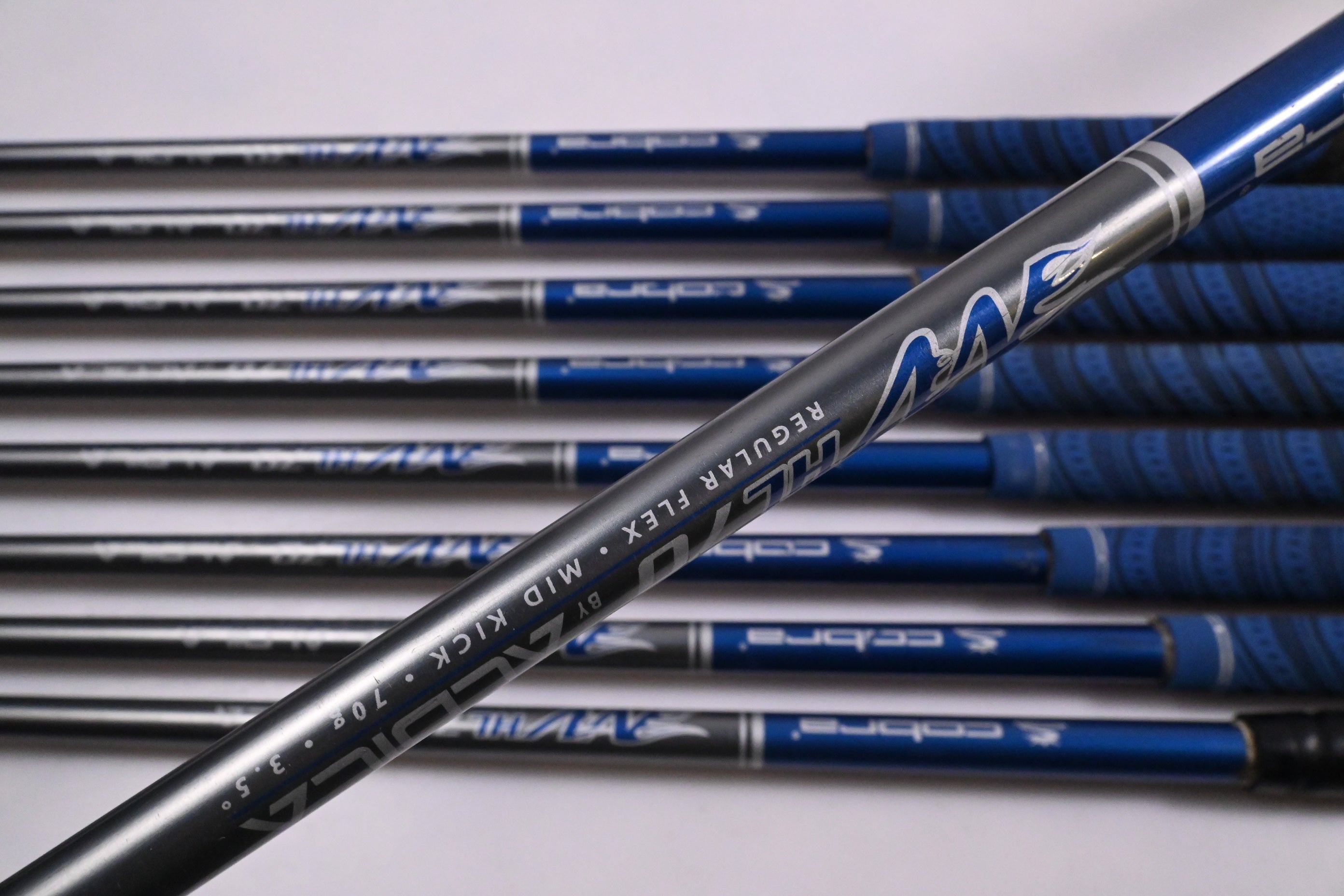 Left Hand Cobra FP Irons / 4-PW+SW / Regular Flex Aldila NV-HL 70 Shafts