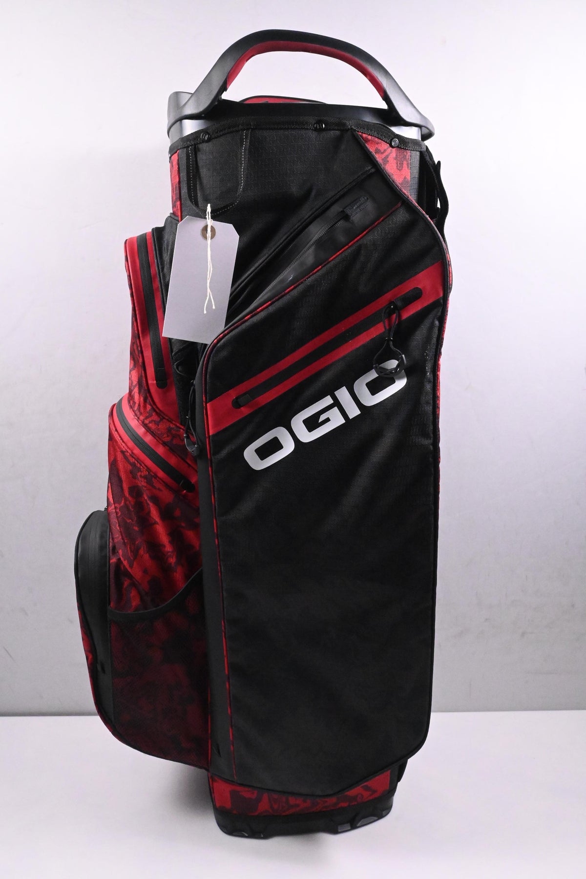 Ogio All Elements Silencer Cart Bag / 14-Way Divider / Black, Red