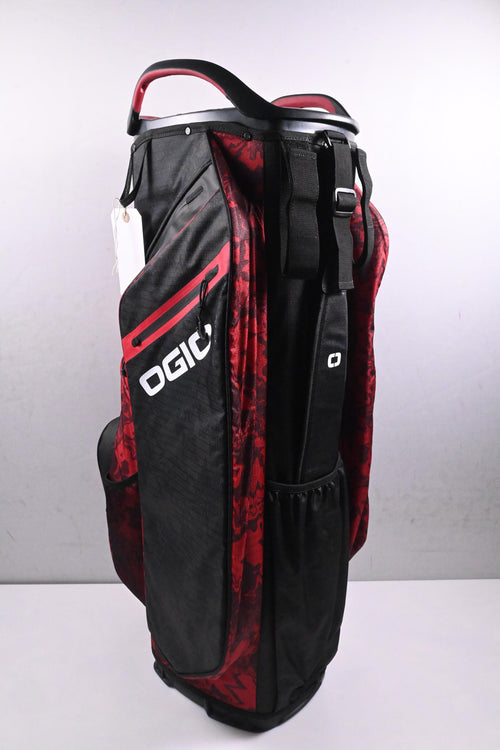 Ogio All Elements Silencer Cart Bag / 14-Way Divider / Black, Red