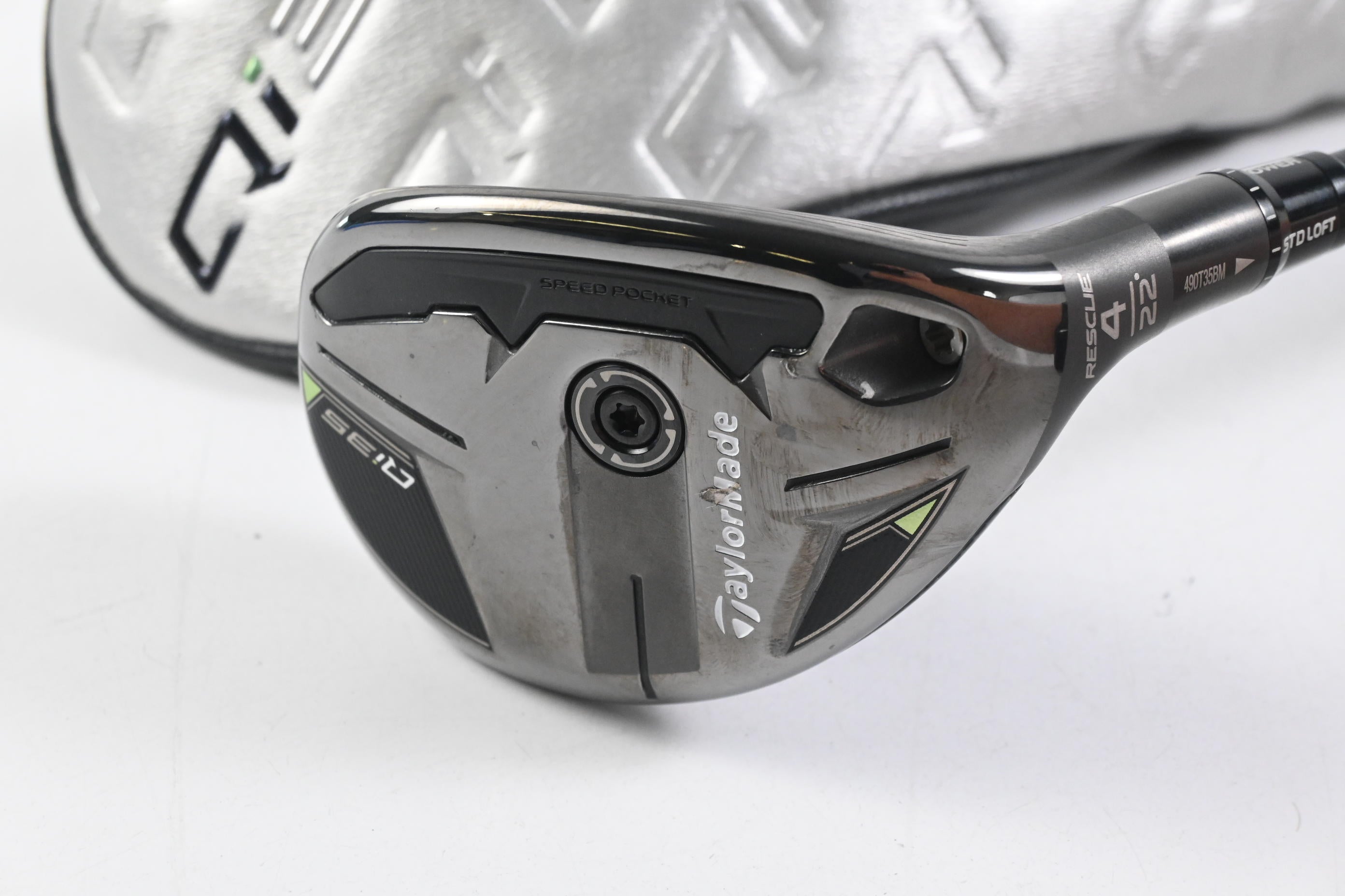 Taylormade Qi35 #4 Hybrid / 22 Degree / Regular Flex Ventus Blue 6 Shaft