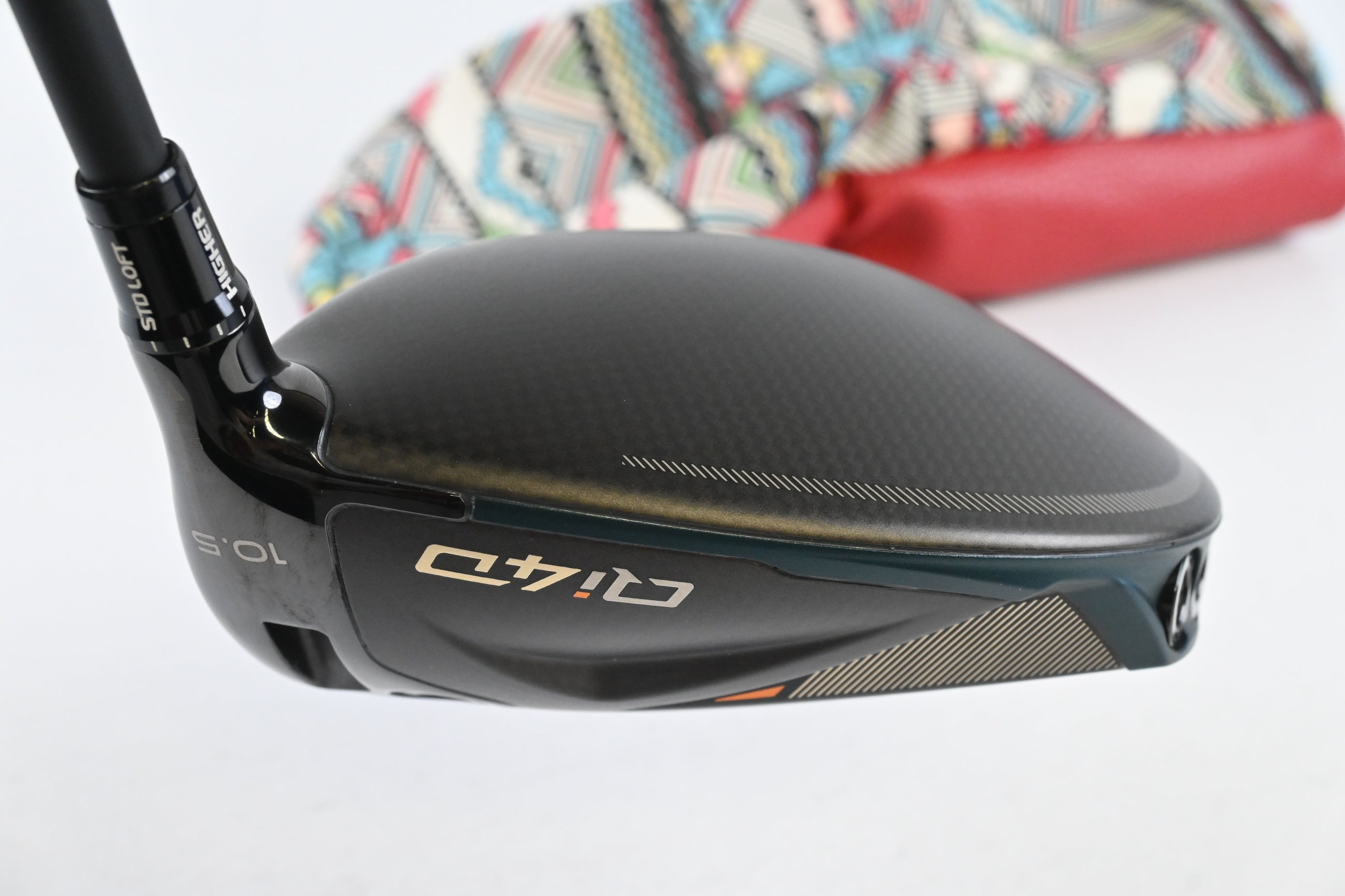Taylormade Qi4D Driver / 10.5 Degree / Stiff Flex REAX Blue 50 Shaft