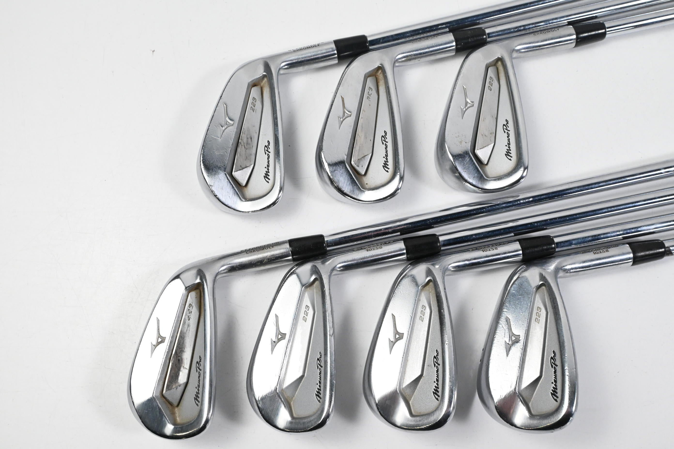 Mizuno Pro 223 Irons / 4-PW / Stiff Flex Accra iSeries Steel 115 Shafts