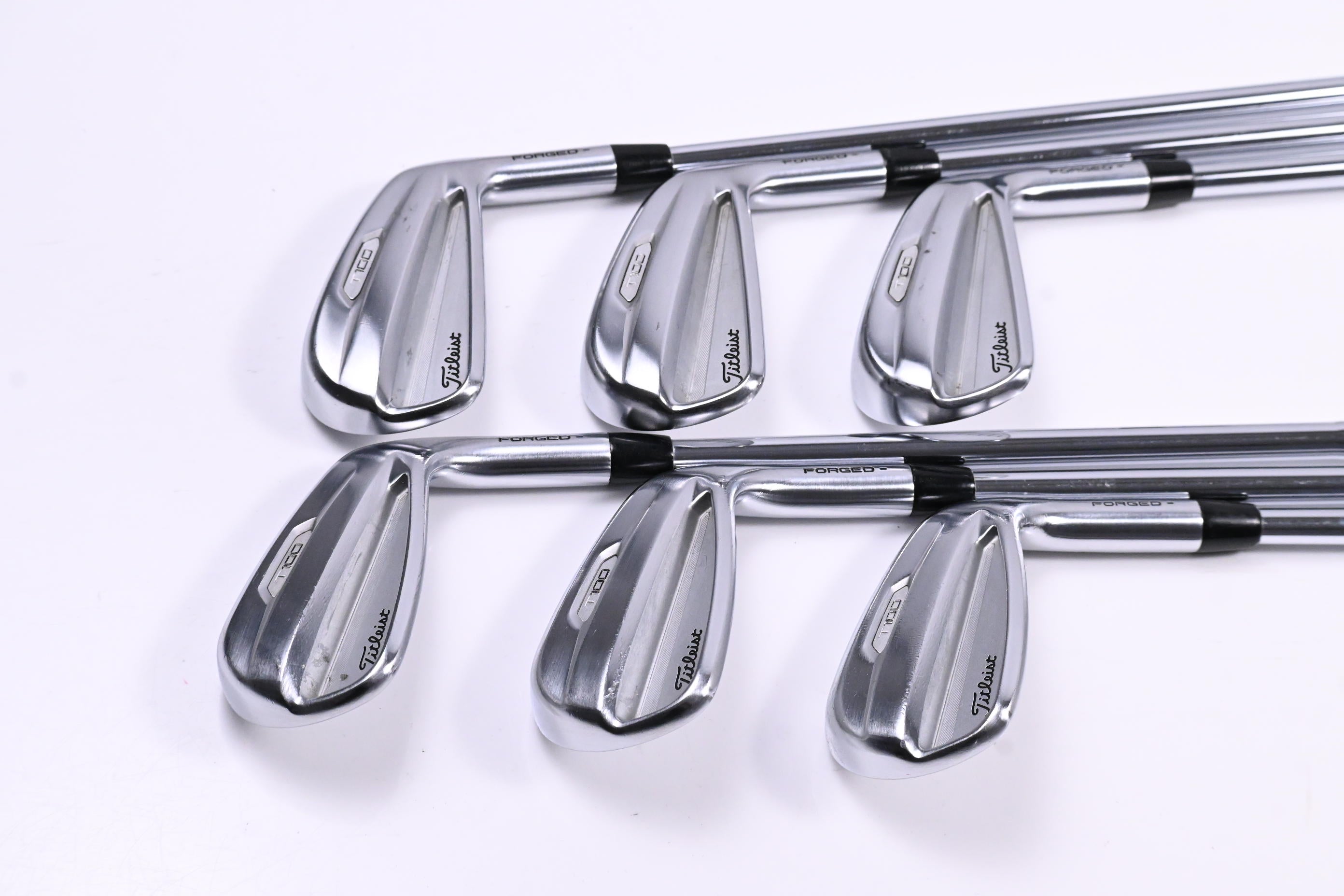 Titleist T100 2021 Irons / 5-PW / Stiff Flex AMT Tour White S300 Shafts