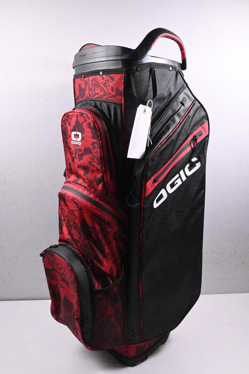 Ogio All Elements Silencer Cart Bag / 14-Way Divider / Black, Red