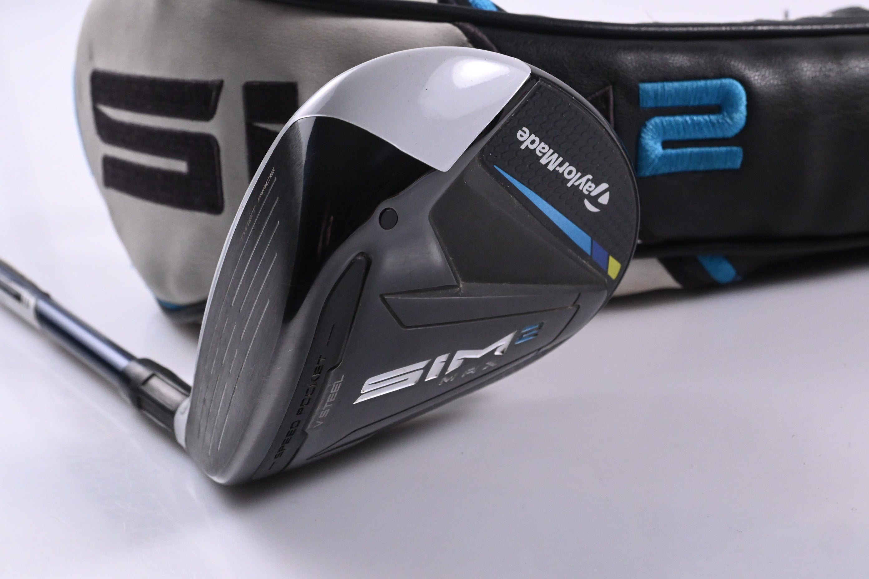 Left Hand Taylormade SIM2 Max #3 Wood / 15 Degree / Regular Flex Ventus Blue 5