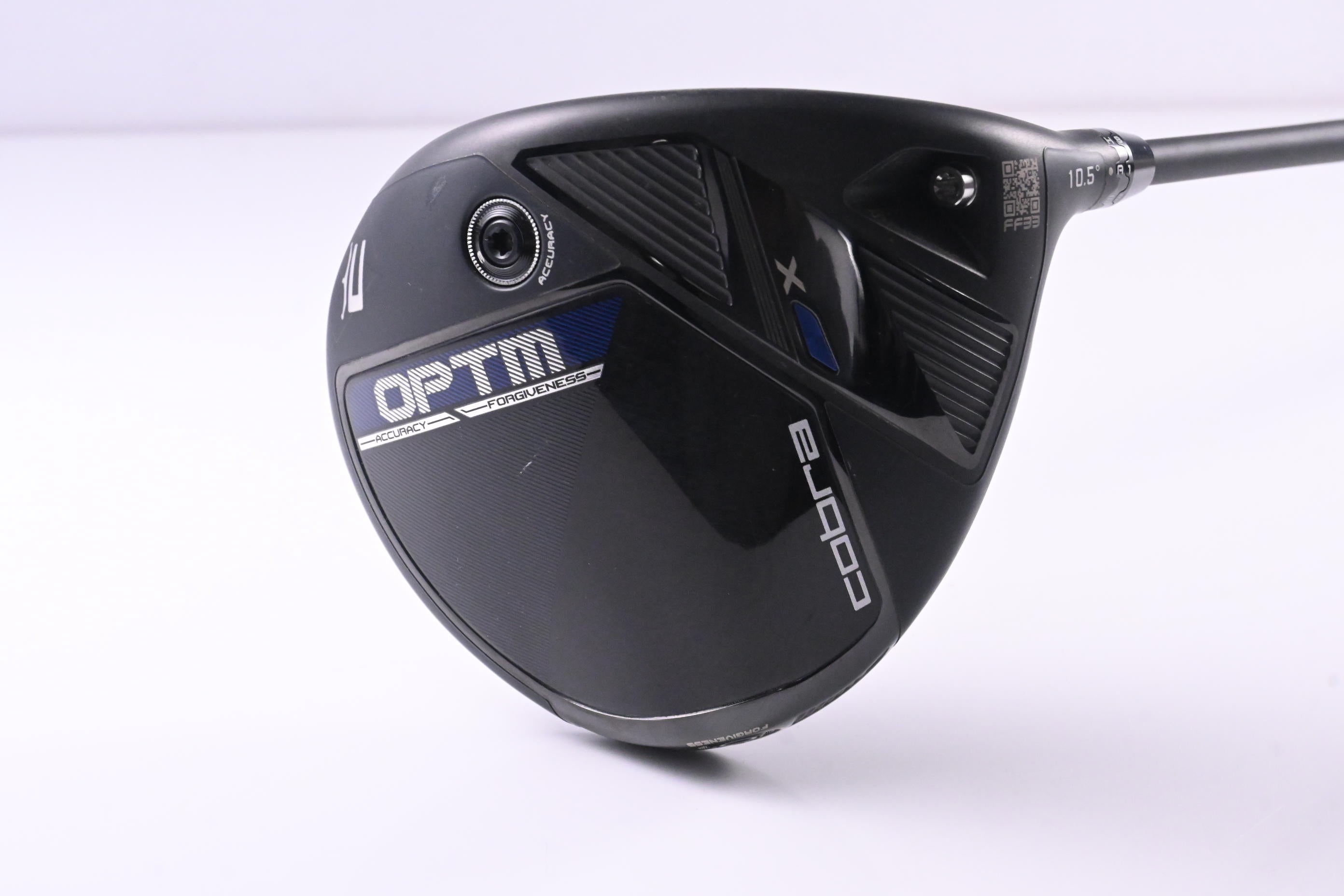Cobra OPTM X Driver / 10.5 Degree / Stiff Flex Kai'li Darkwaves White 60 Shaft