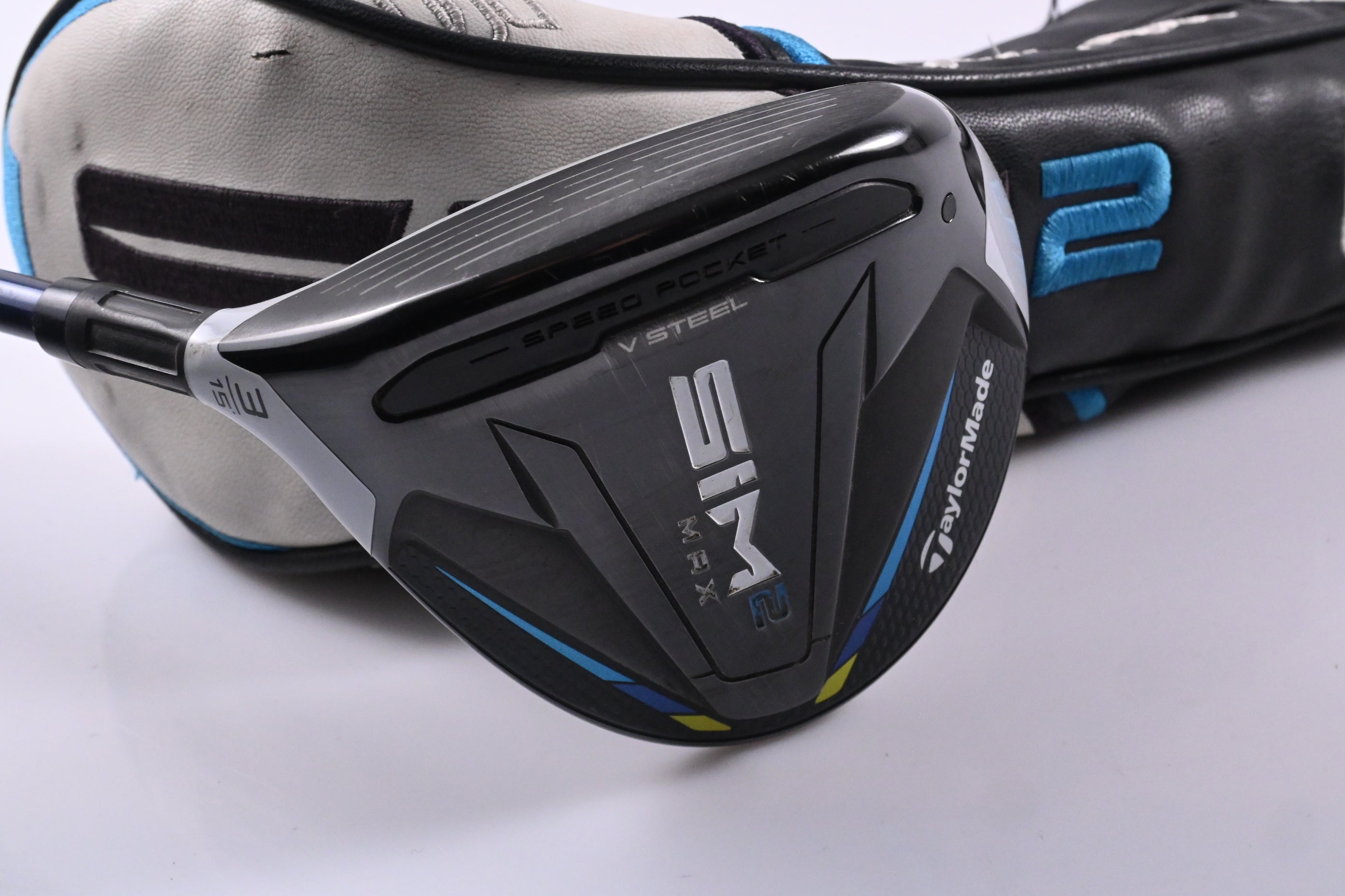 Left Hand Taylormade SIM2 Max #3 Wood / 15 Degree / Regular Flex Ventus Blue 5