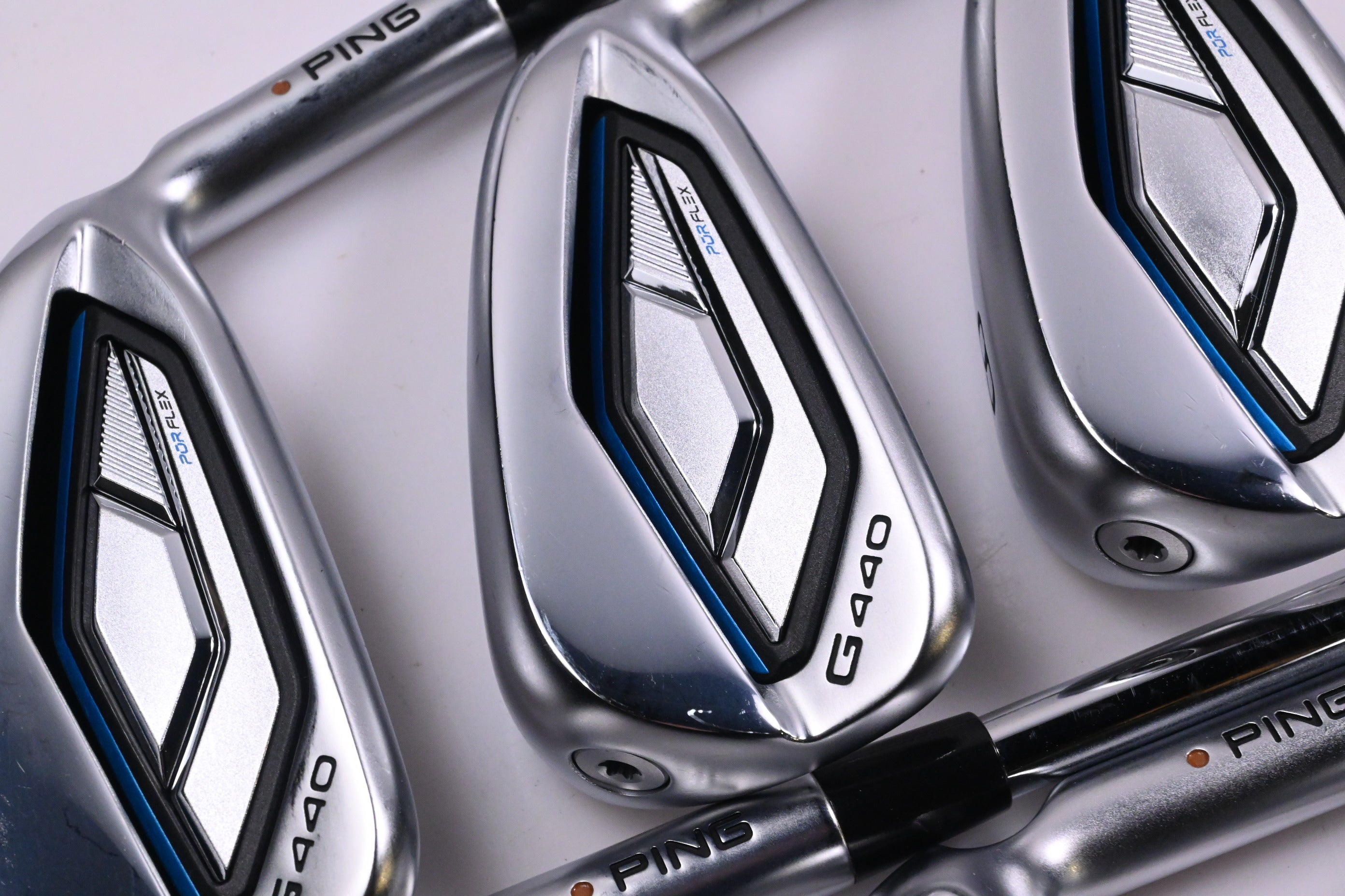 Ping G440 Irons / 6-PW+GW / Brown Dot / Regular Flex Ping AWT 3.0 Shafts