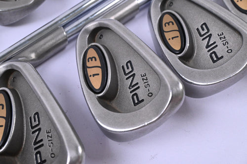 Ping i3 O-Size Irons / 3-PW+SW / Black Dot / Stiff Flex Ping Cushin JZ Shafts
