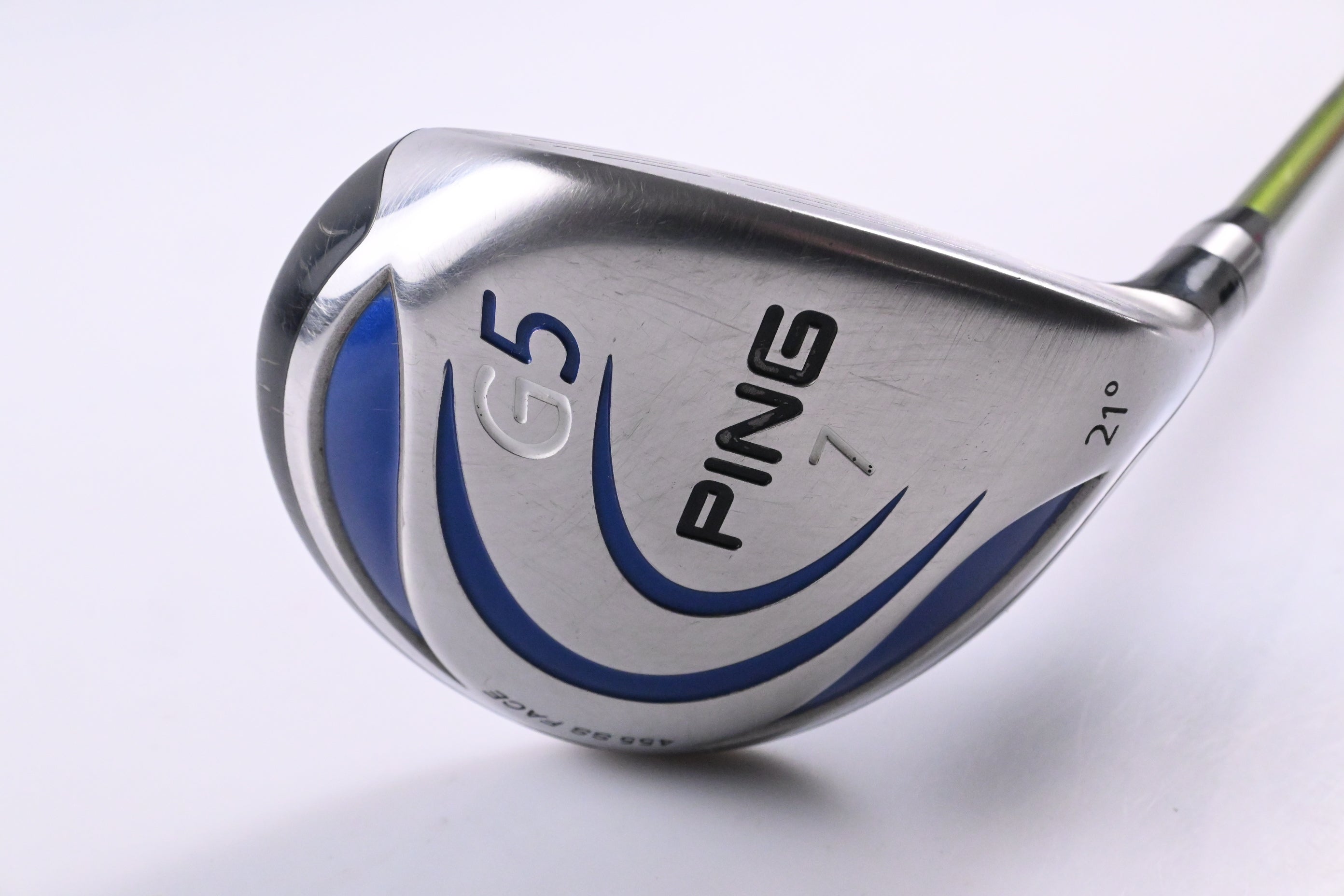 Ping G5 #7 Wood / 21 Degree / Regular Flex Aldila NV Green 75 Shaft