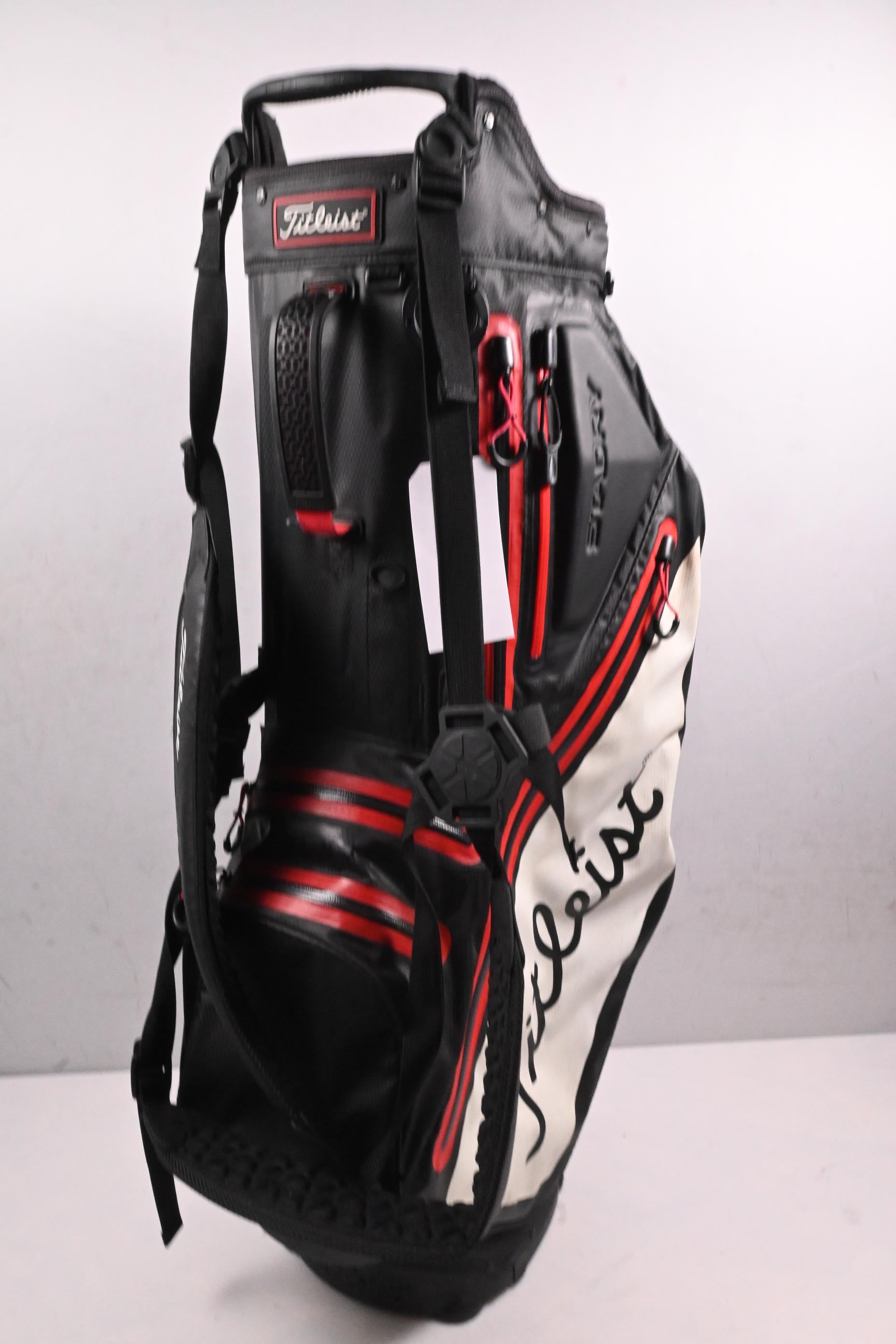 Titleist StaDry Stand Bag / 5-Way Divider / Black, White, Red