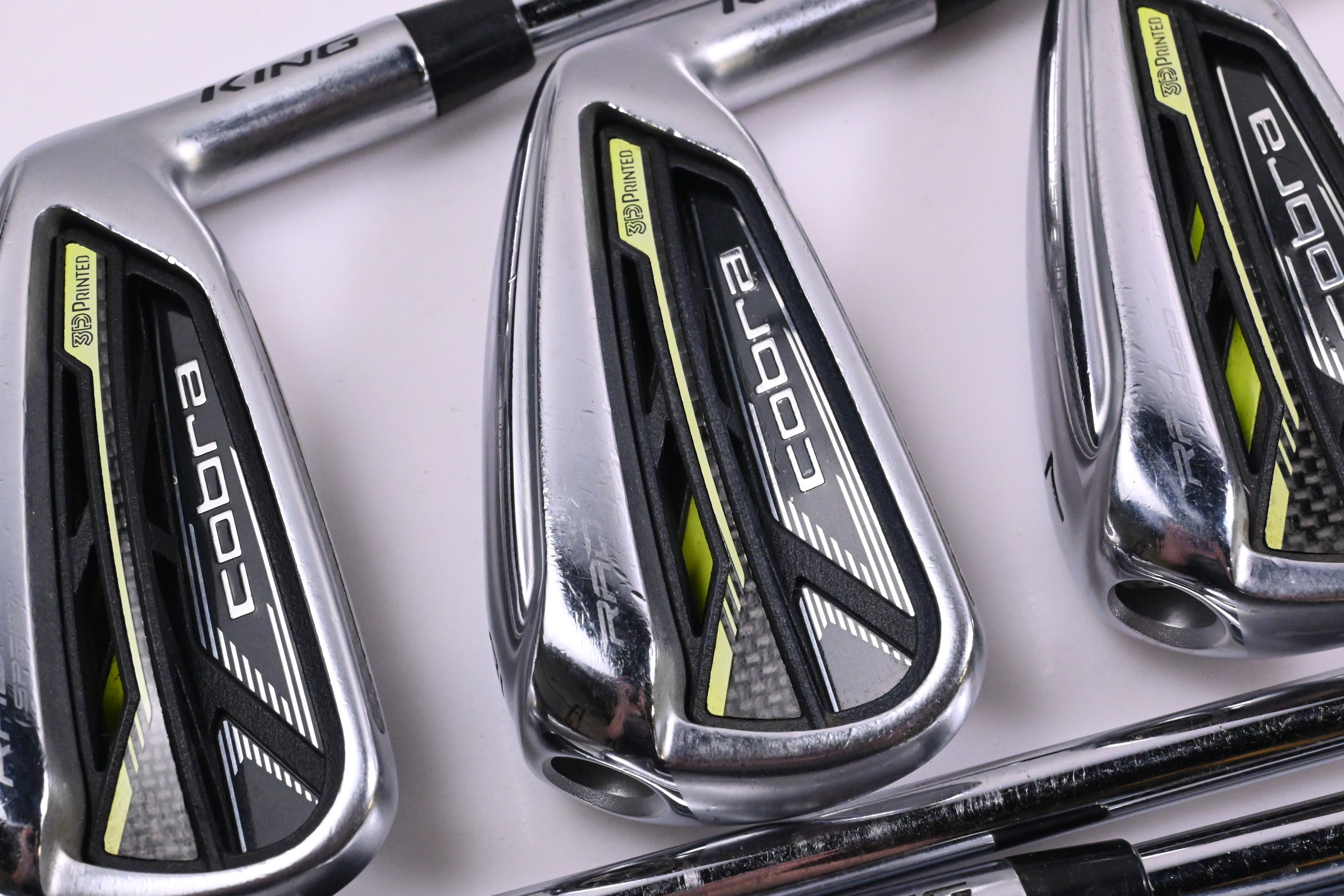 Cobra King Radspeed Irons / 5-PW+GW / Stiff Flex KBS Tour 90 Shafts