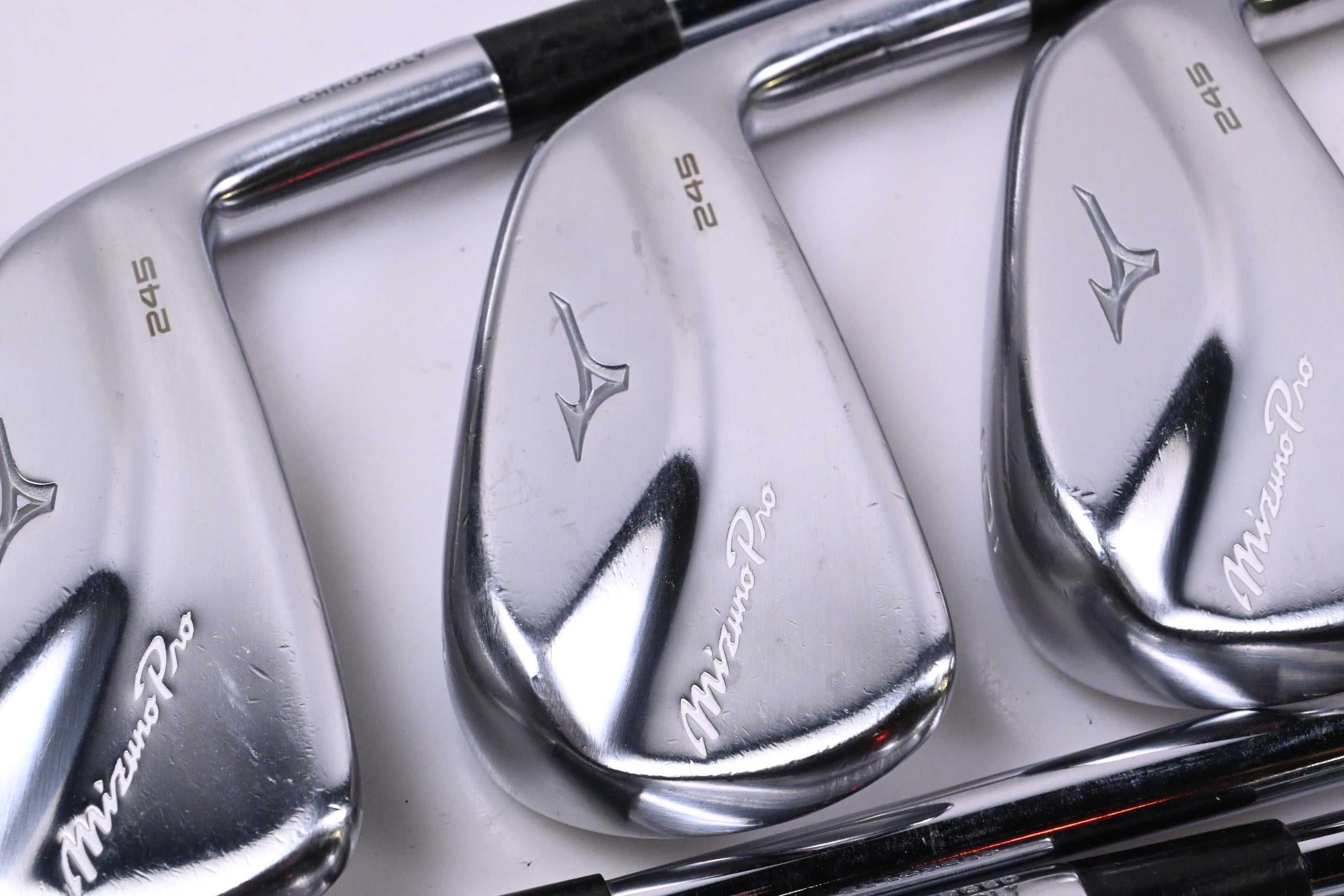 Mizuno Pro 245 Irons / 4-PW / Stiff Flex Dynamic Gold 120 S300 Shafts
