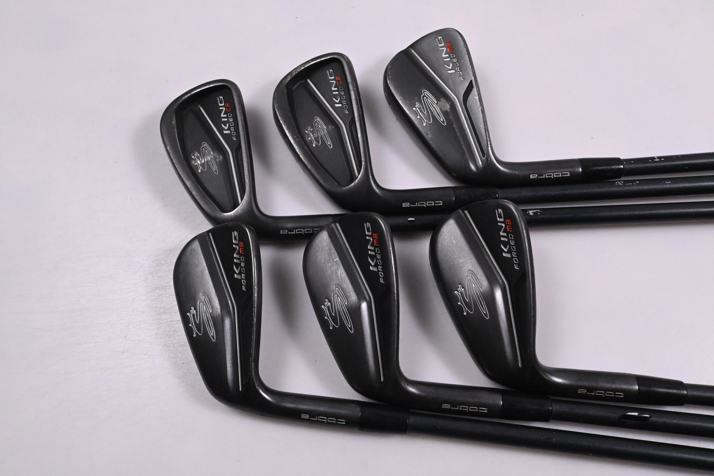 Left Hand Cobra King Forged CB/MB Combo Irons / 5-PW / Regular Flex NS Pro